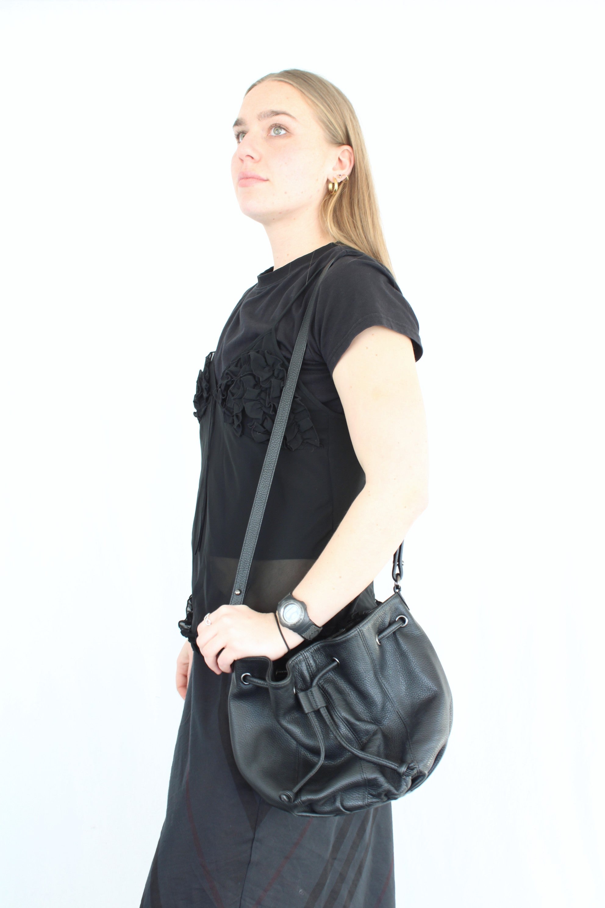 Status Anxiety - Drawstring Bucket Bag