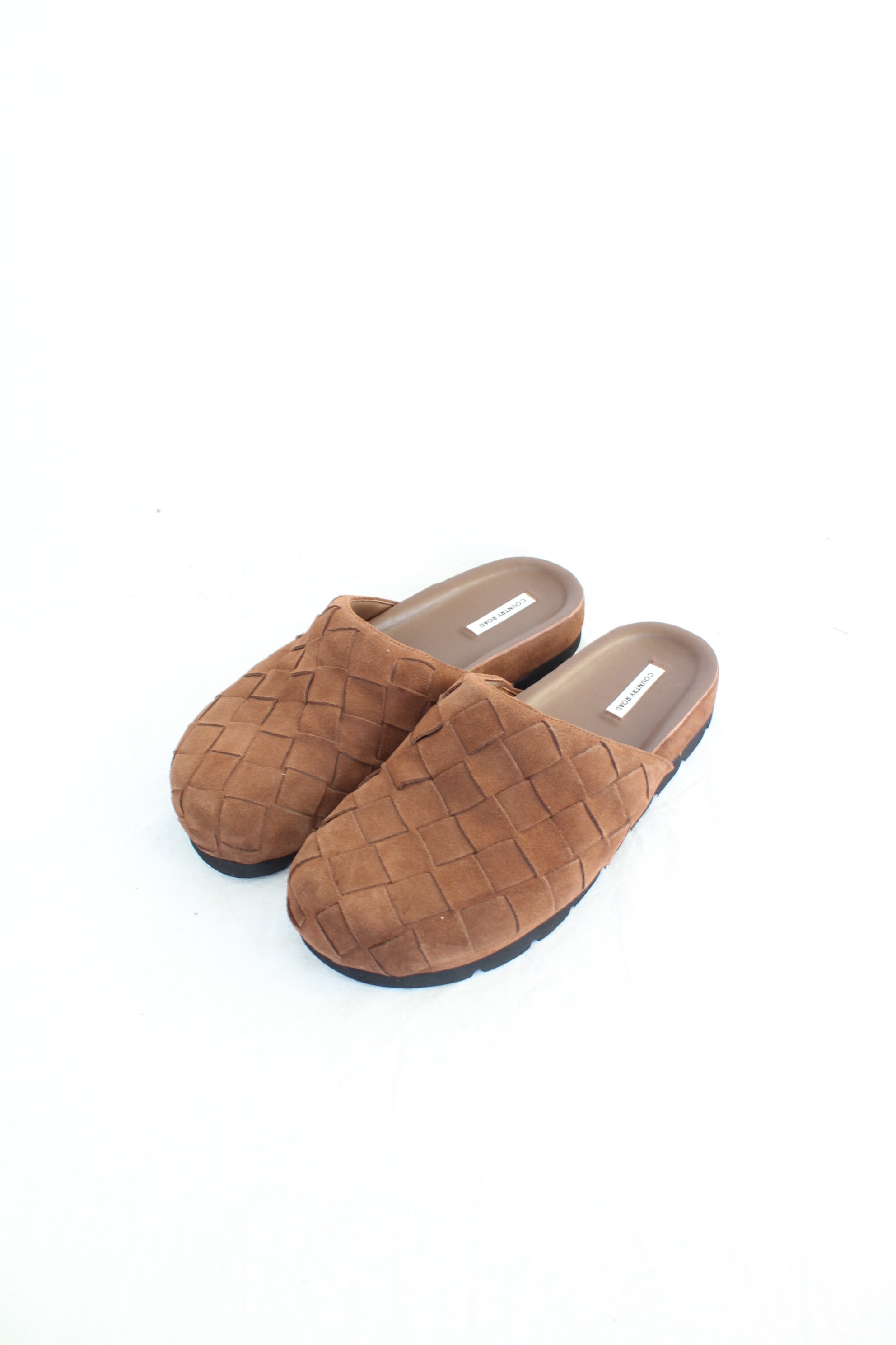 Country Road - Suede Woven Mules