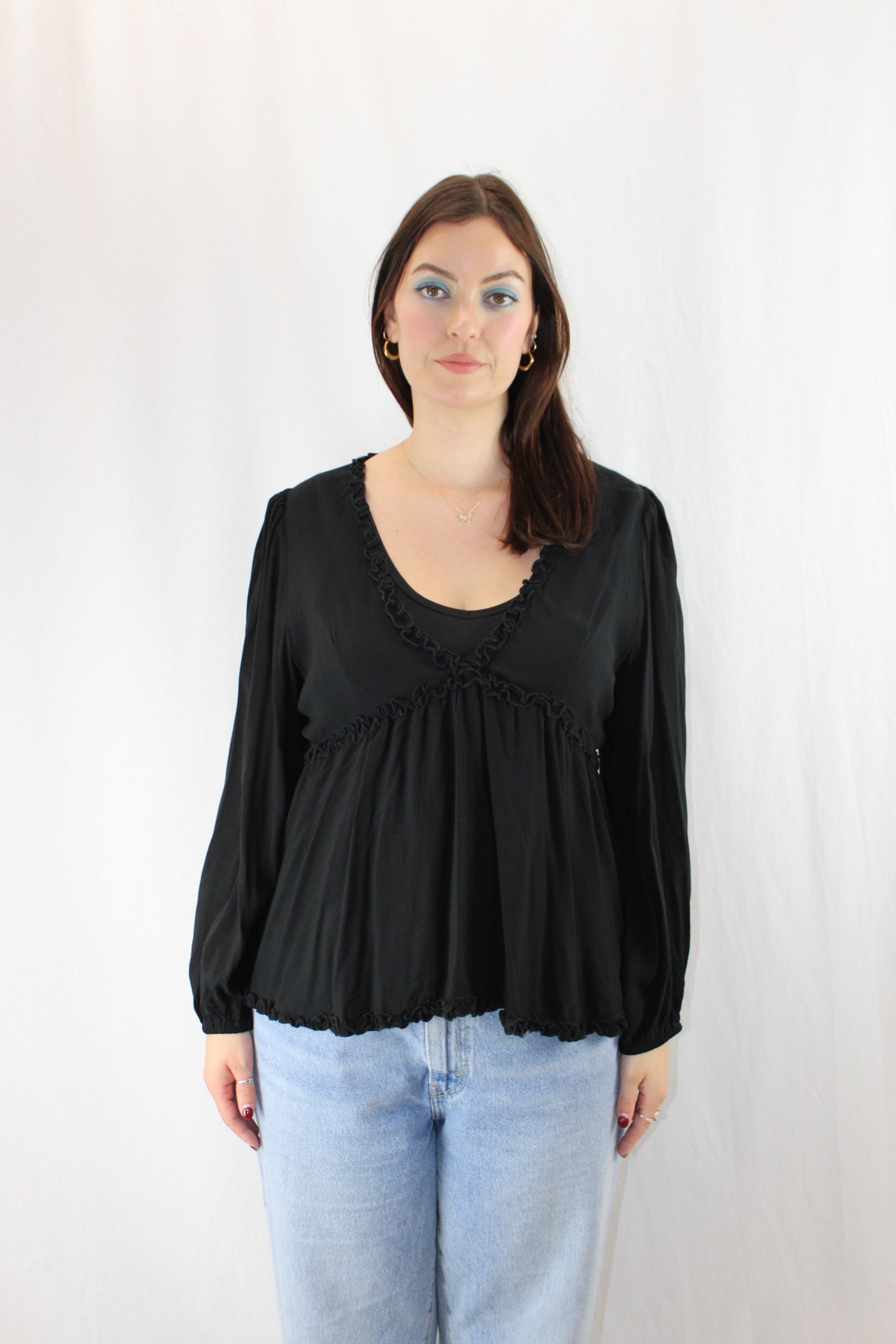 Isle Of Mine - Ruffle Blouse