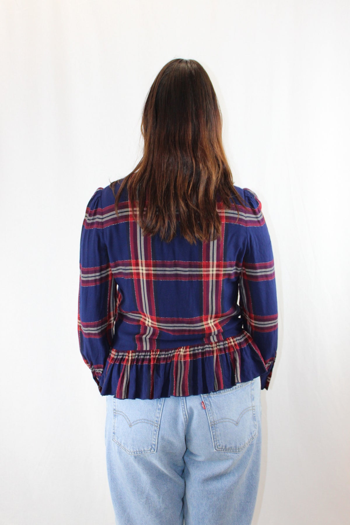 Karen Walker - Plaid Blouse