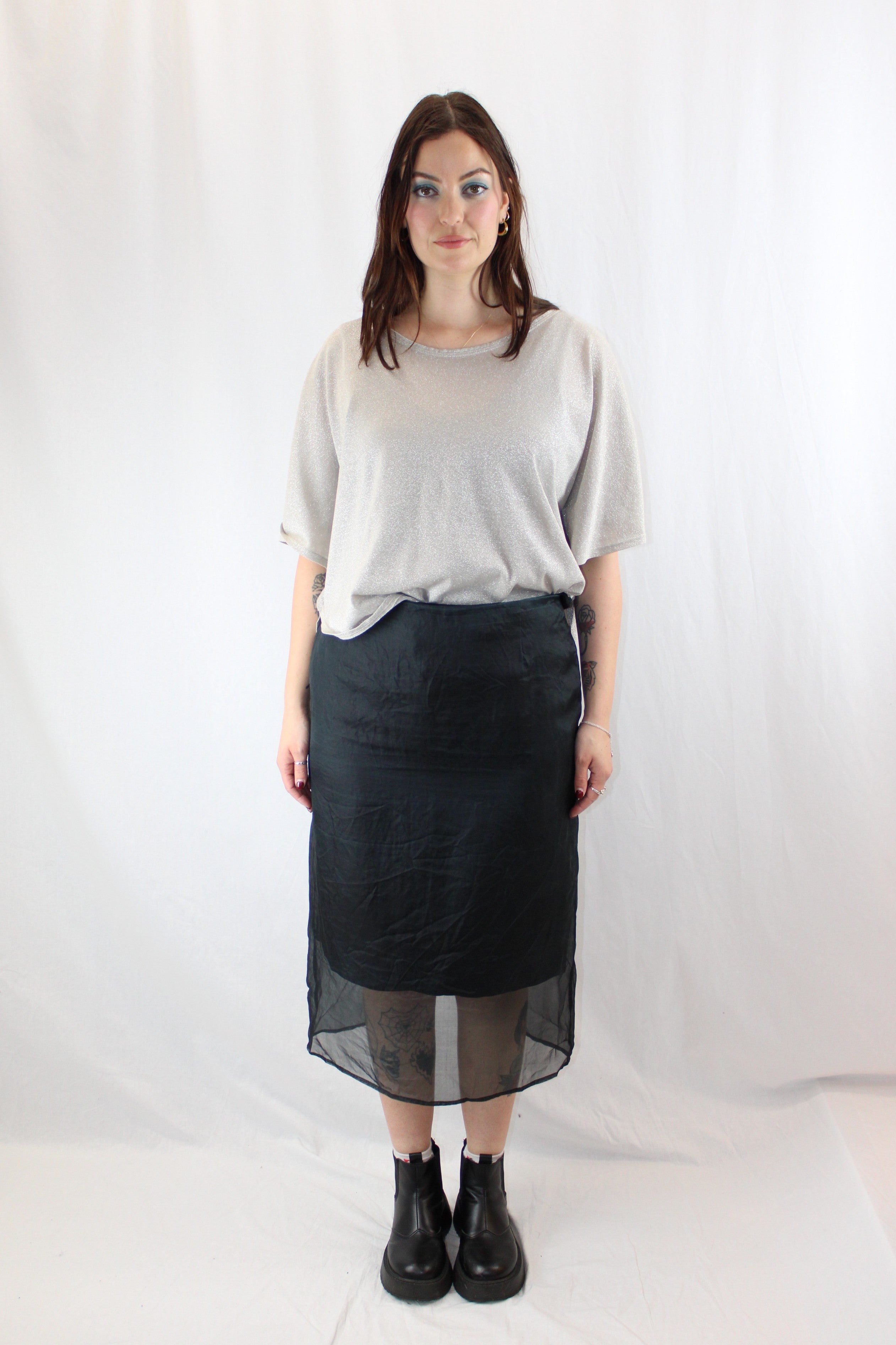 Atelier By Repertoire - Silk Midi Skirt