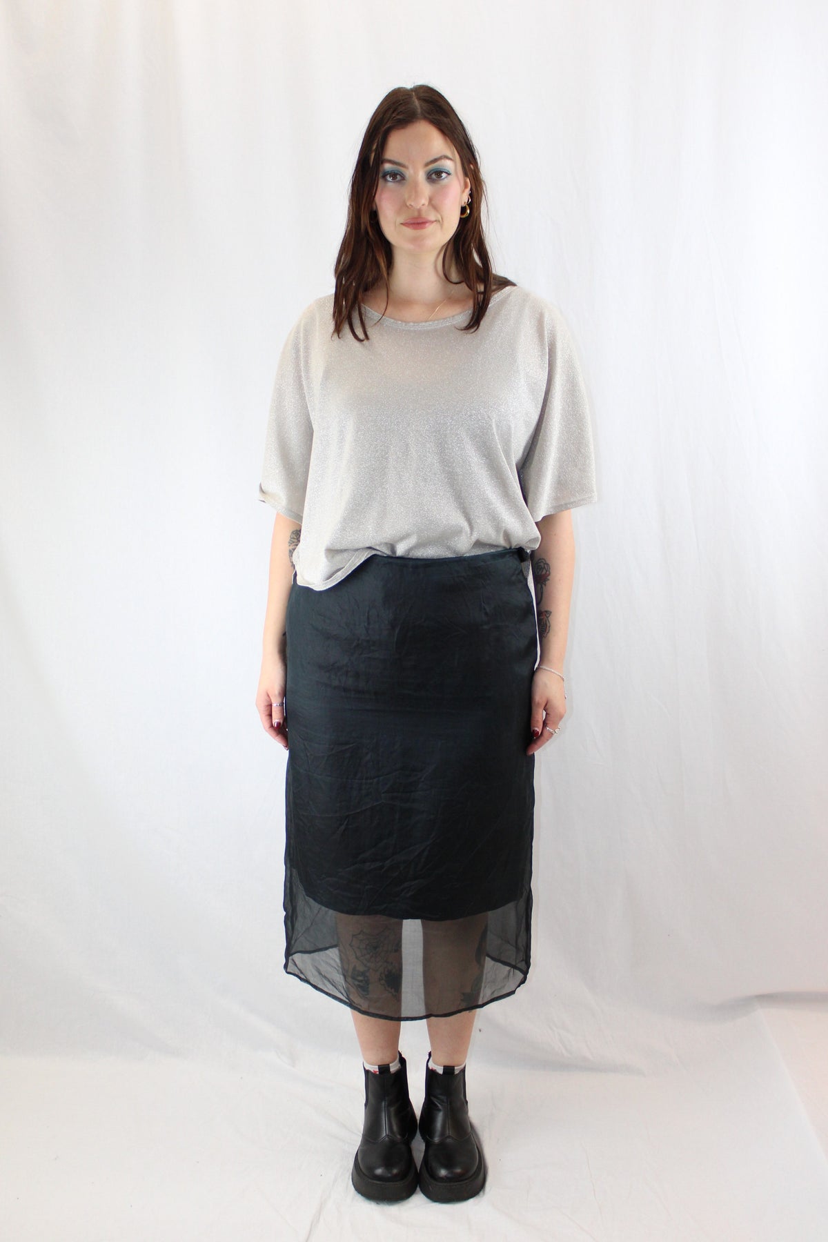 Atelier By Repertoire - Silk Midi Skirt