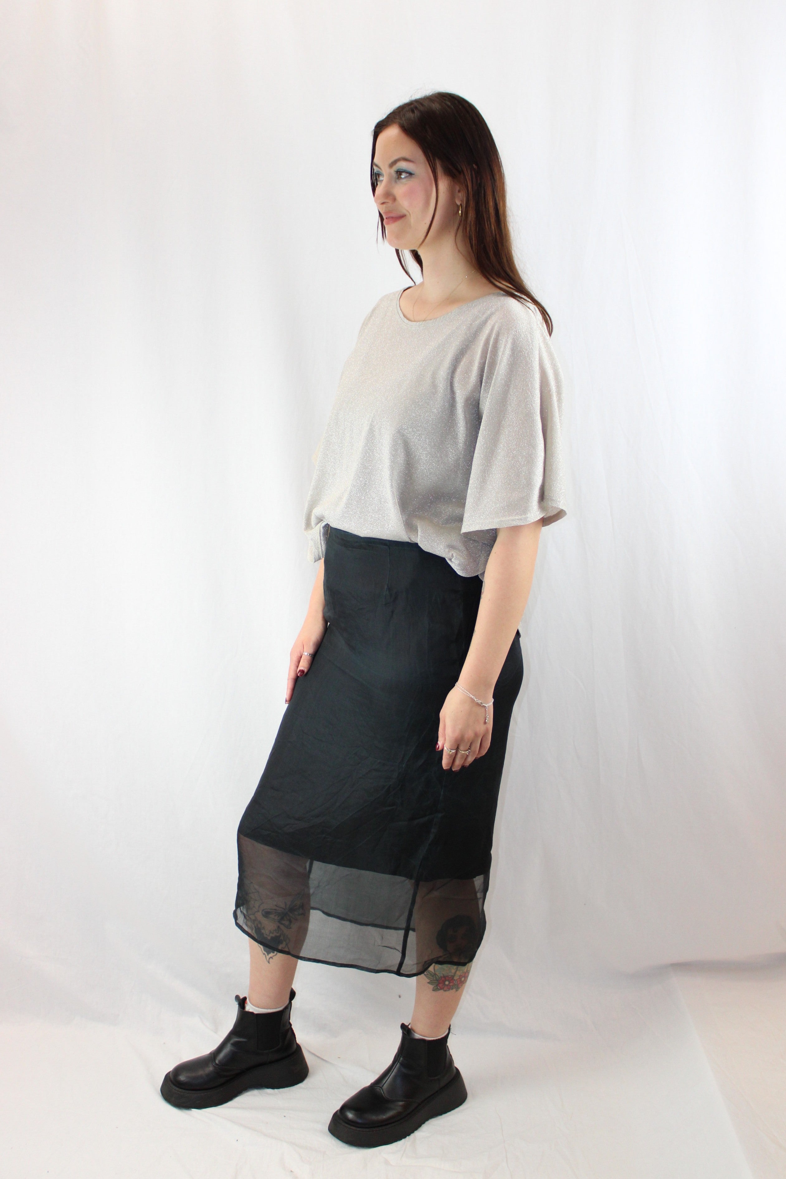 Atelier By Repertoire - Silk Midi Skirt
