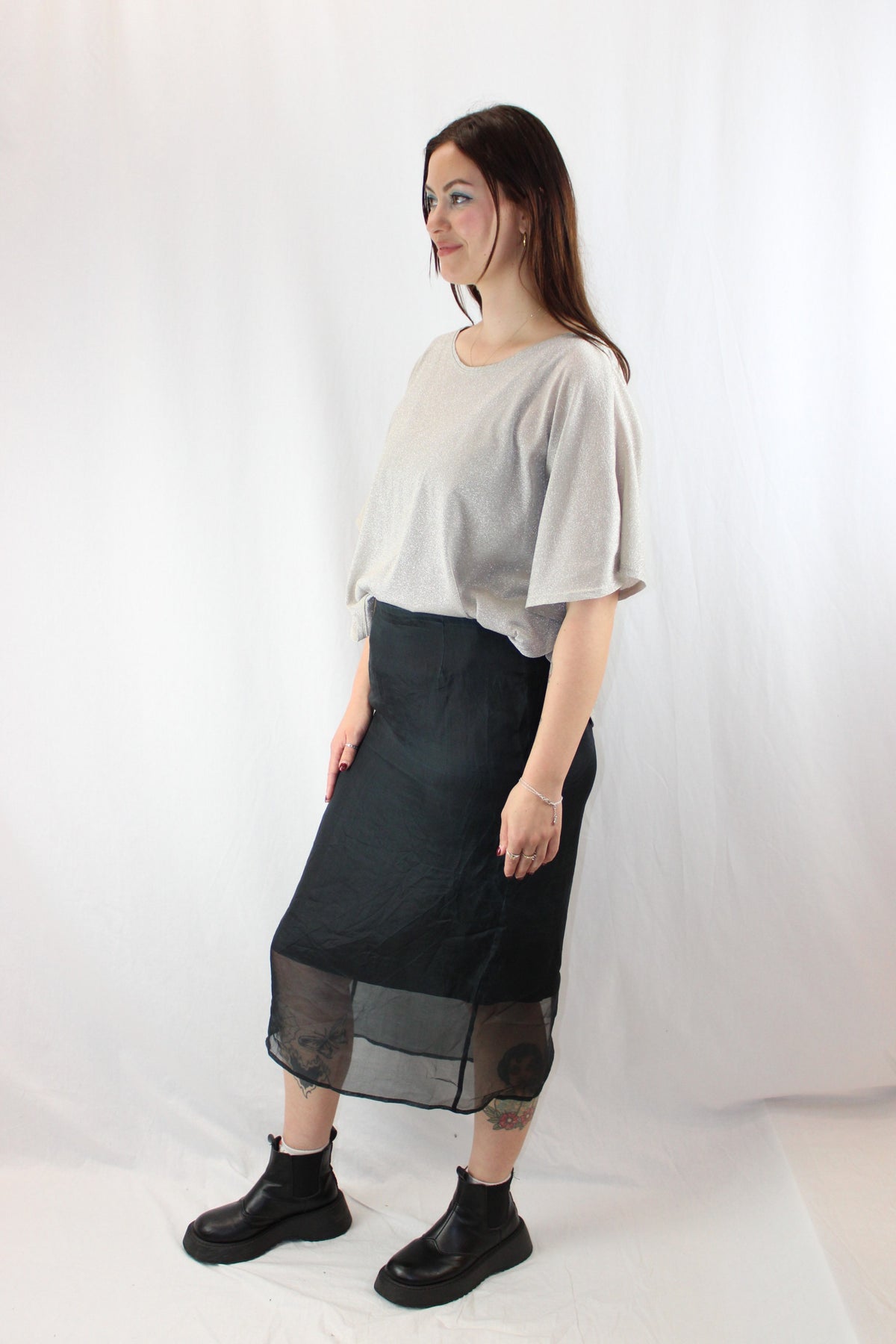 Atelier By Repertoire - Silk Midi Skirt