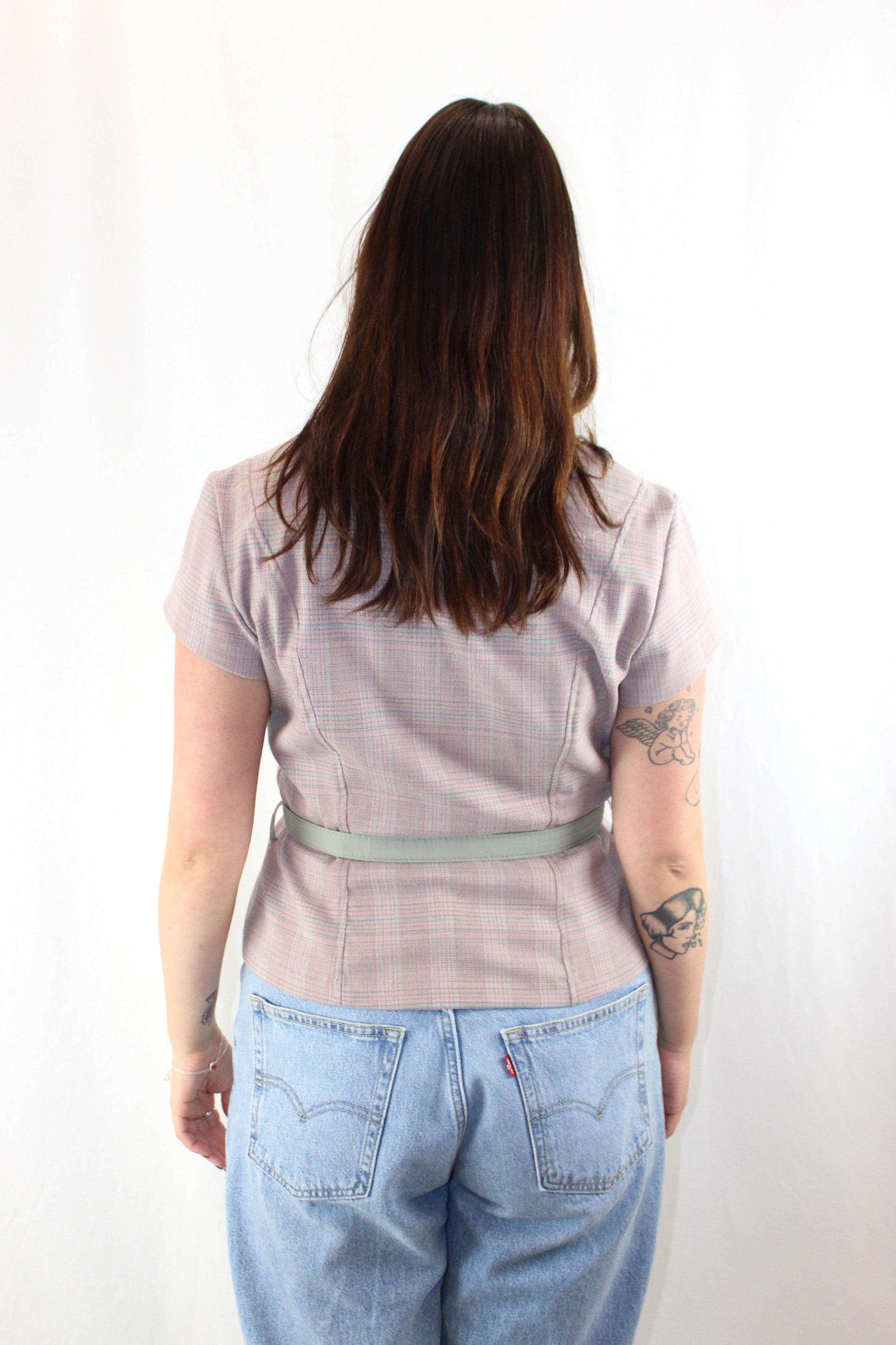 Annah S - Plaid Button Up Shirt