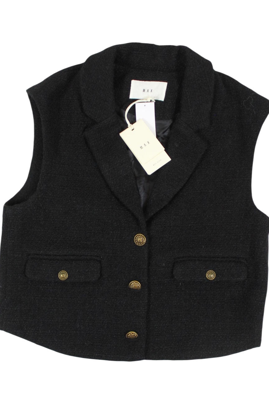 Max - Wool Button Up Vest