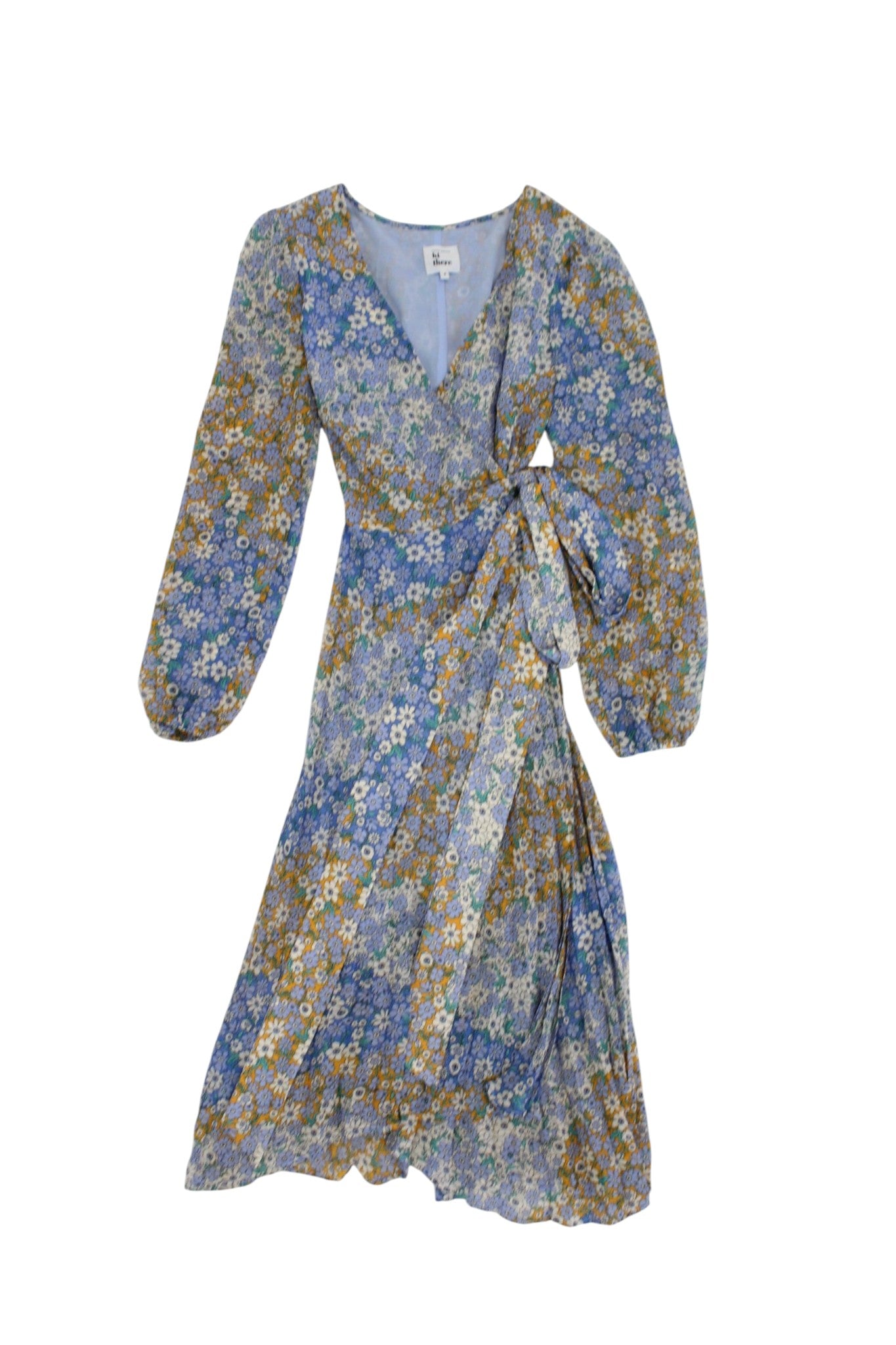 Hi There - Floral Wrap Dress