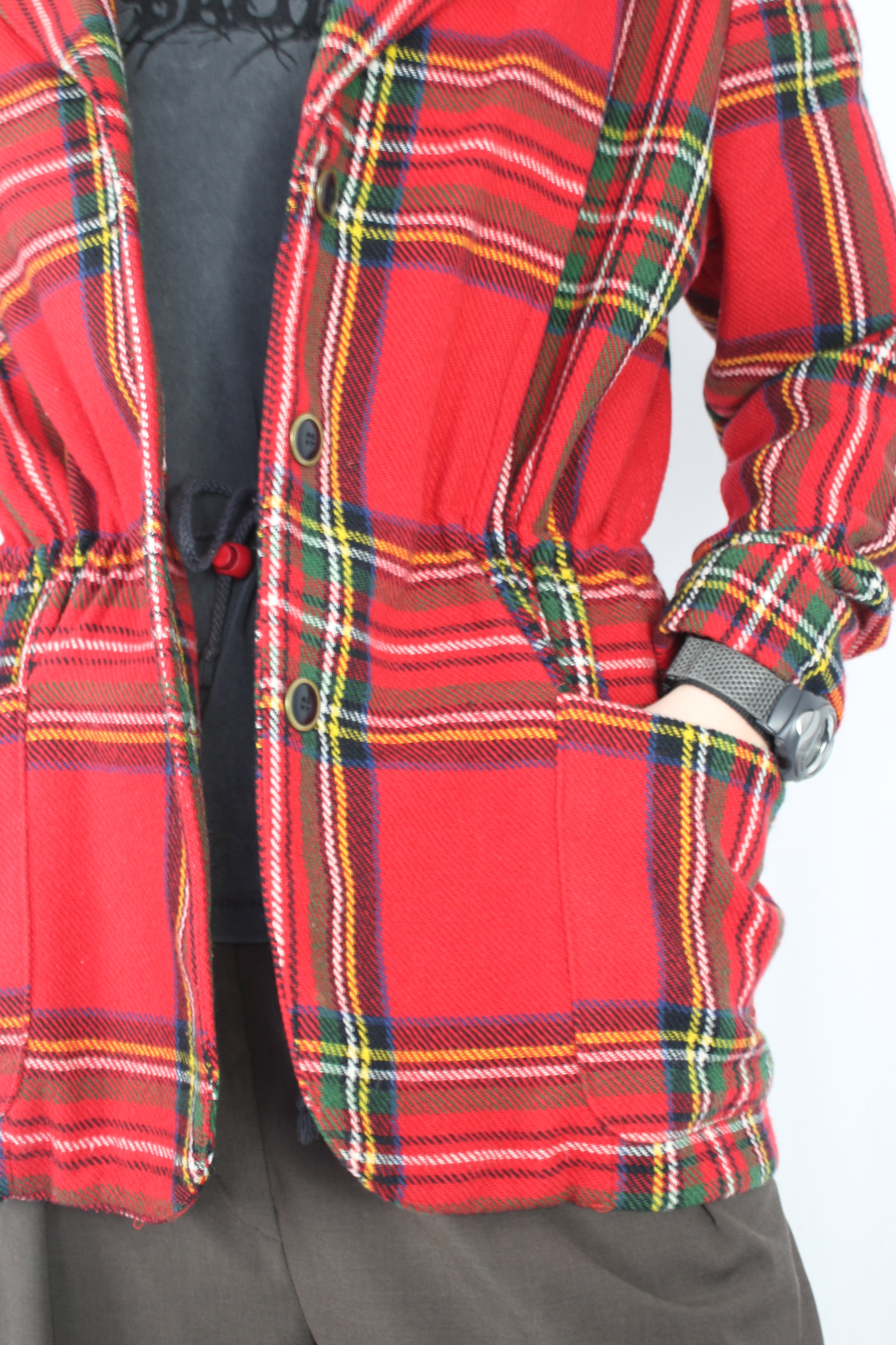 Naf Naf - Vintage Tartan Blazer