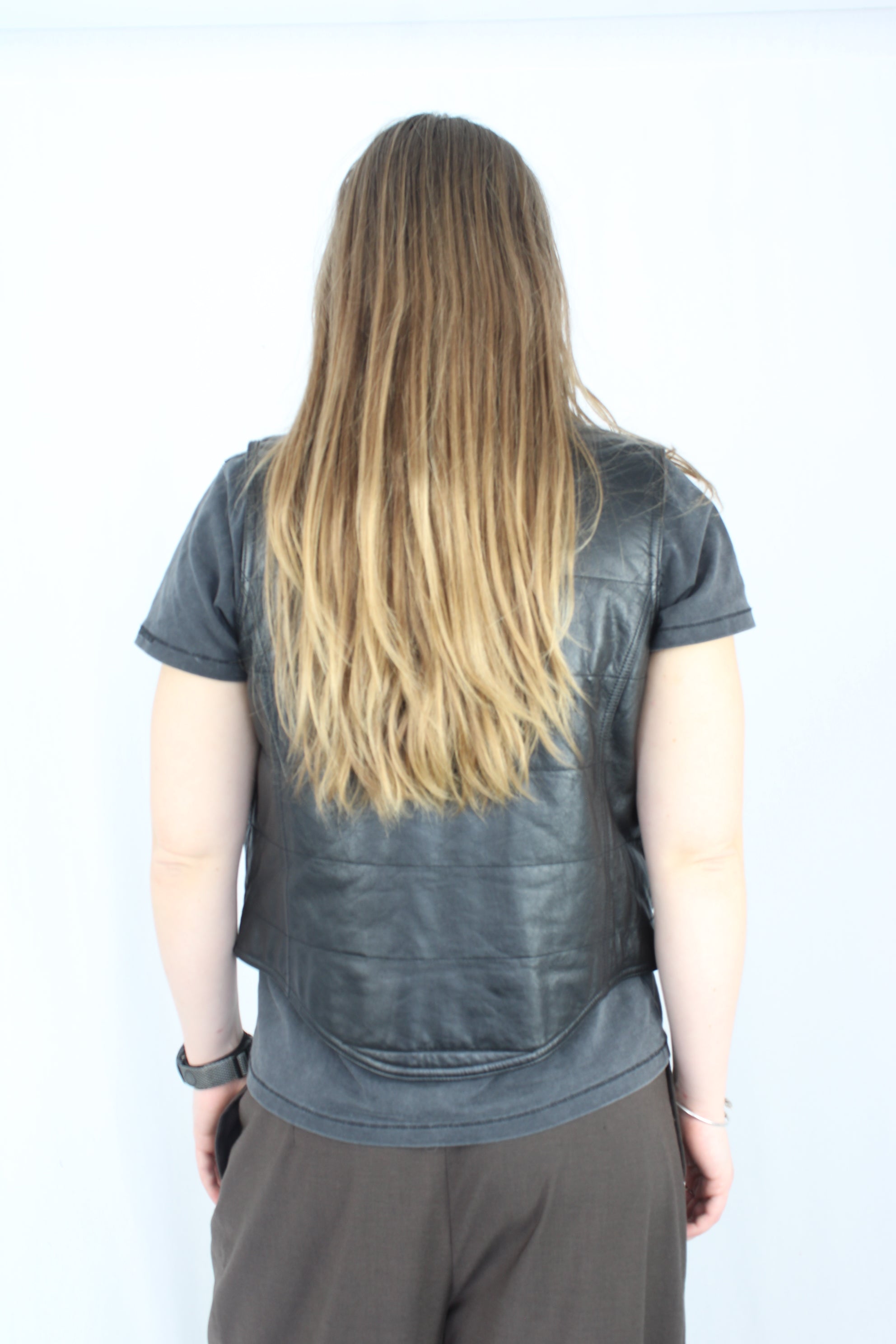 Gap - Vintage Padded Leather Vest