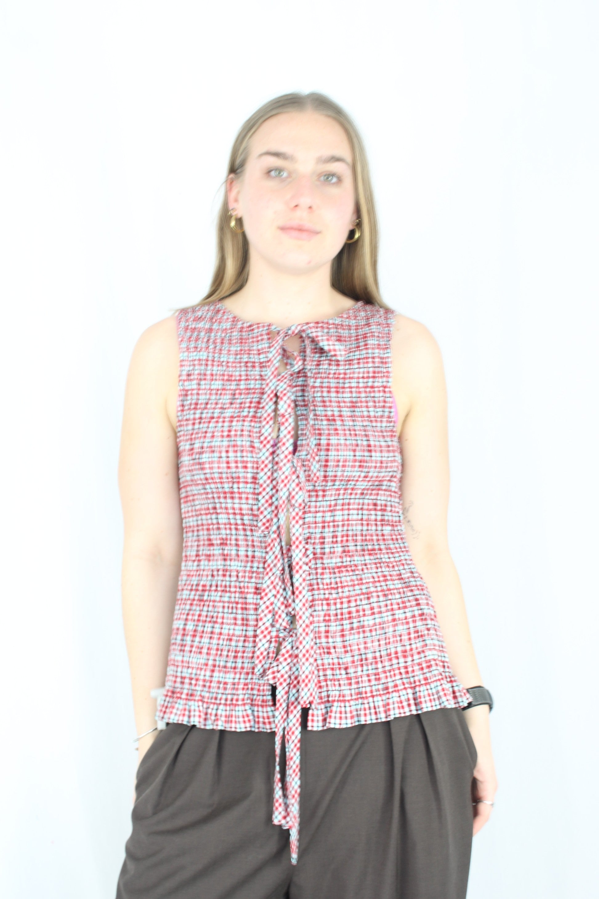 Ruby - Blue Raspberry Trulli Tie Top
