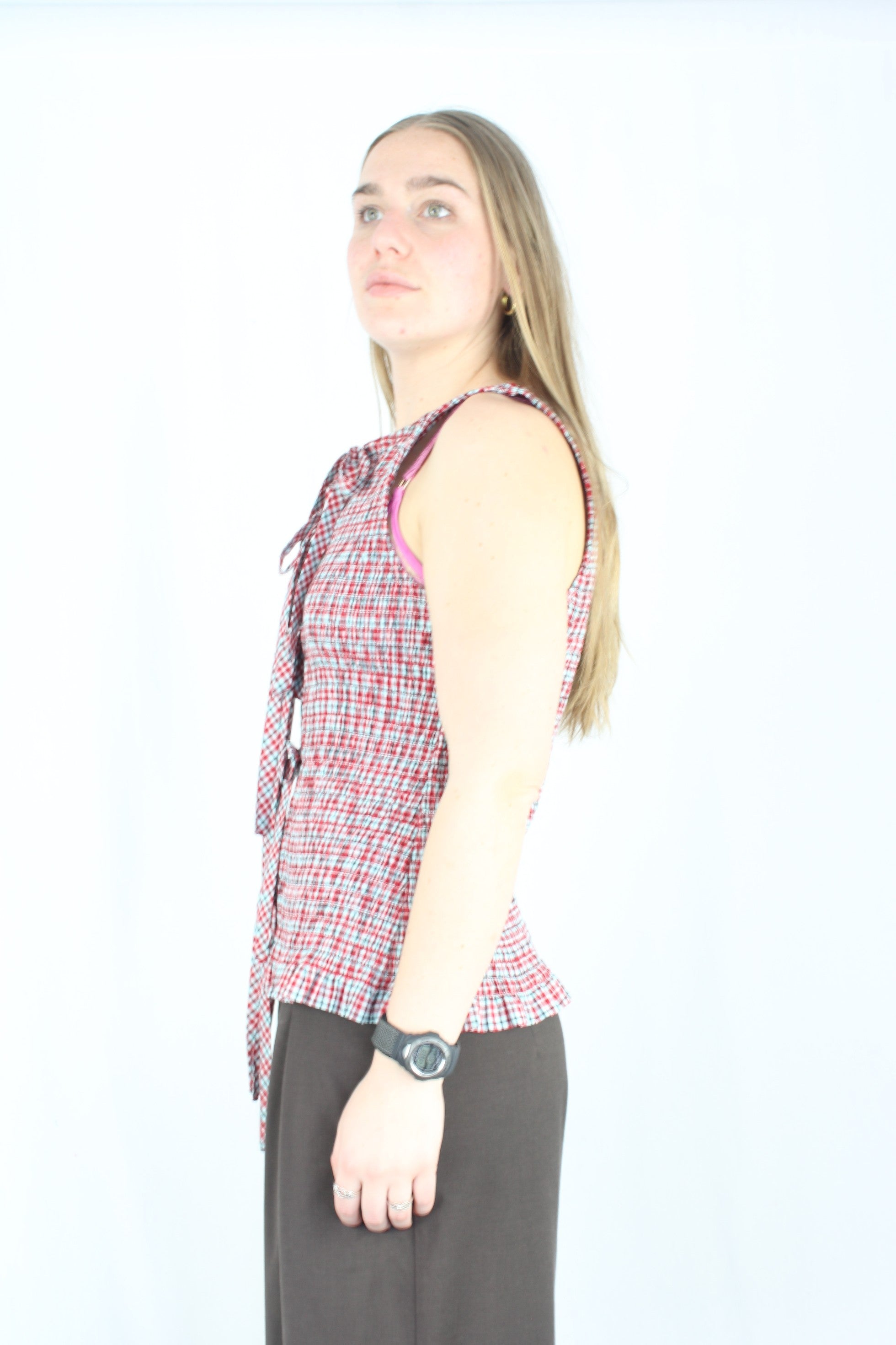 Ruby - Blue Raspberry Trulli Tie Top