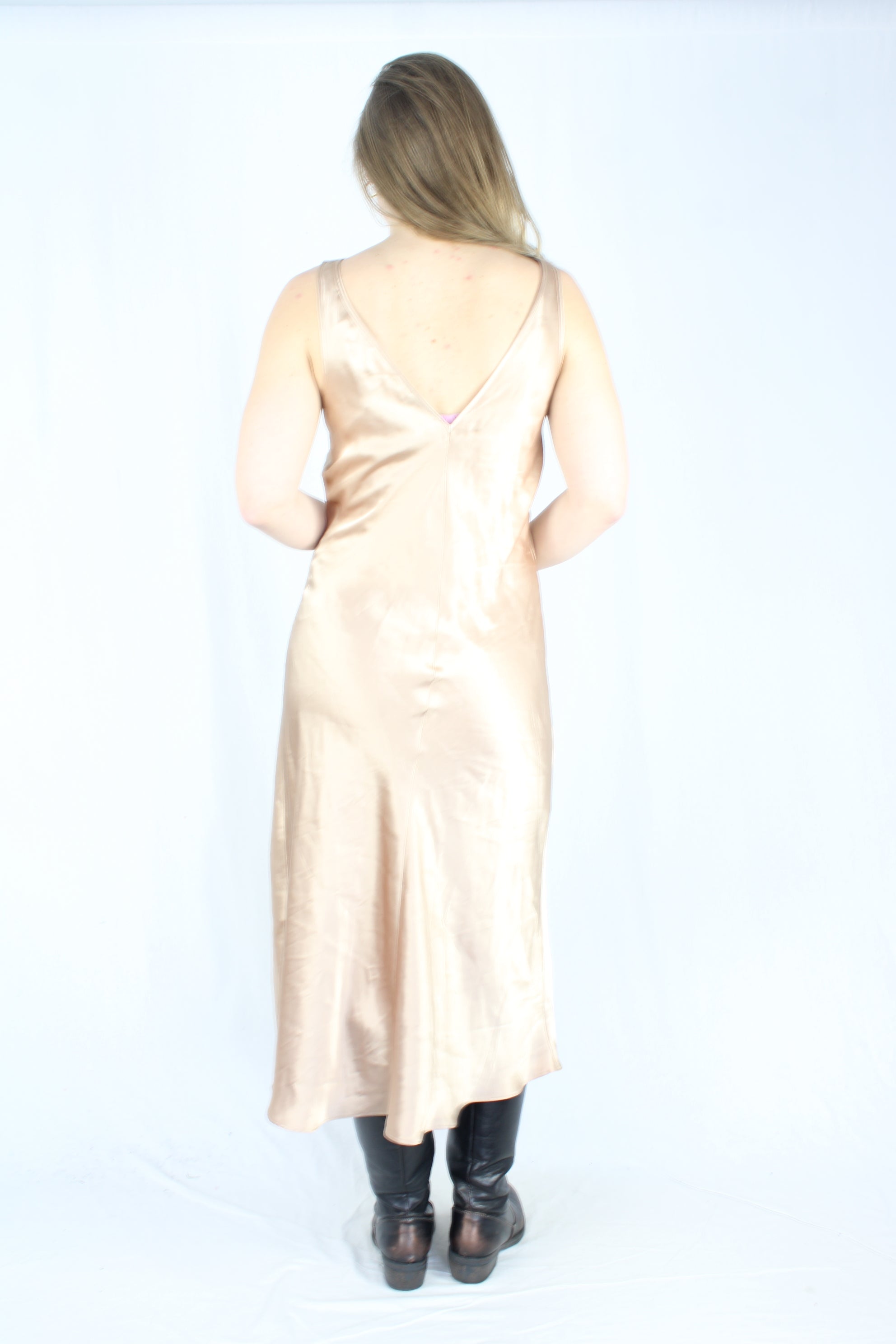 Jones New York - Gold Satin Dress