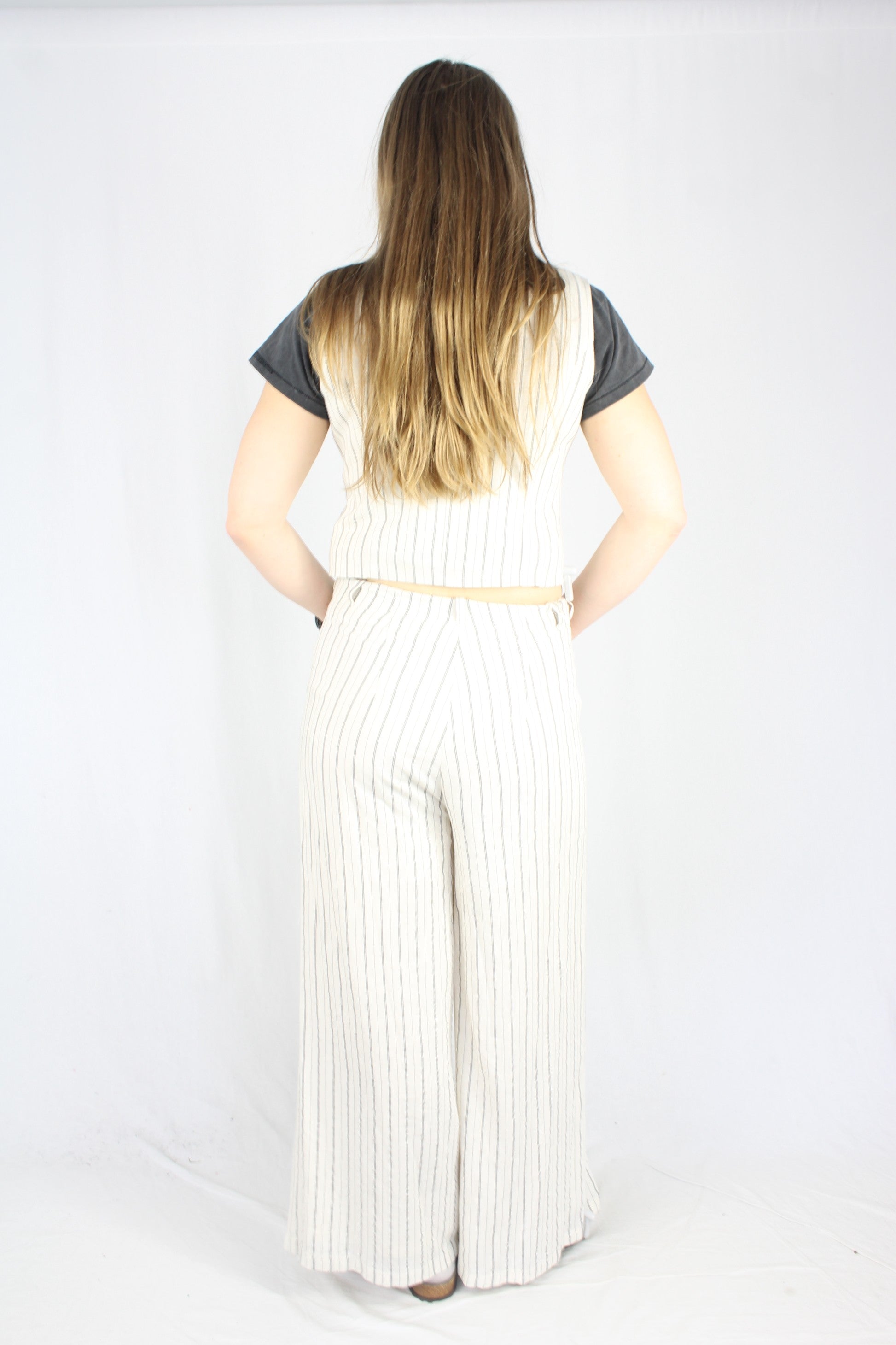The Bay - Pinstripe Linen Pants