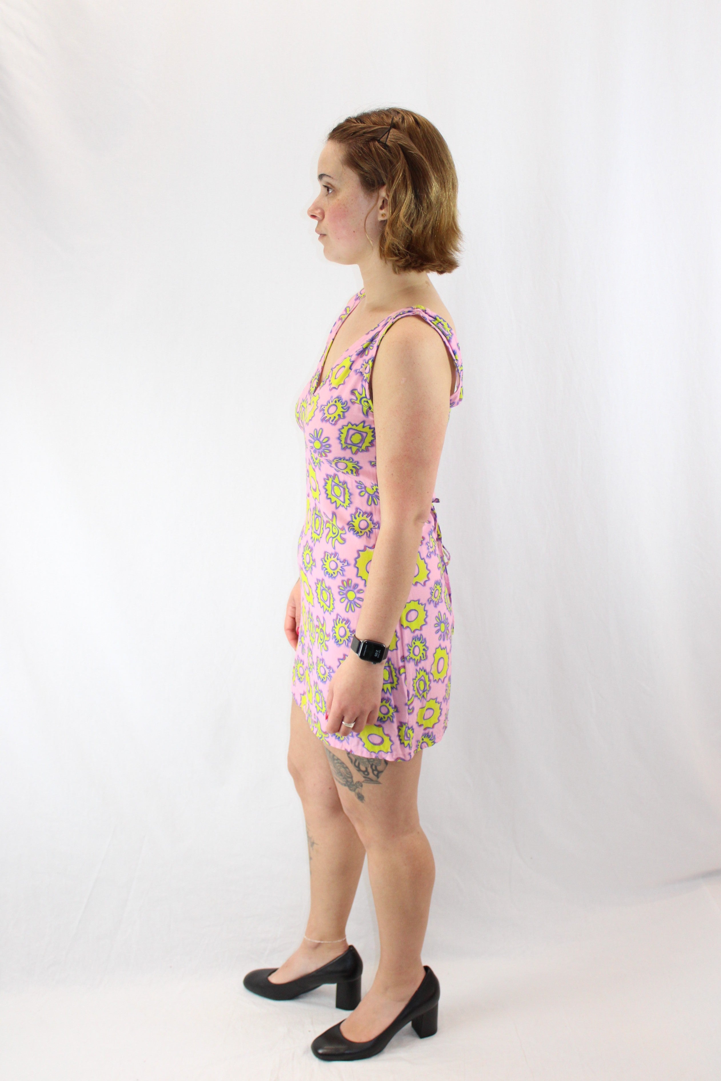 Misfit Mad Minds - Retro Pattern Mini Dress