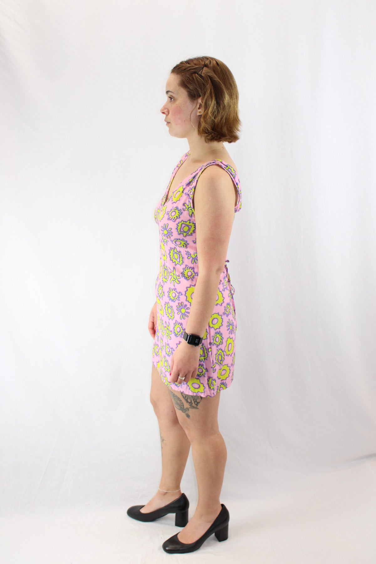 Misfit Mad Minds - Retro Pattern Mini Dress