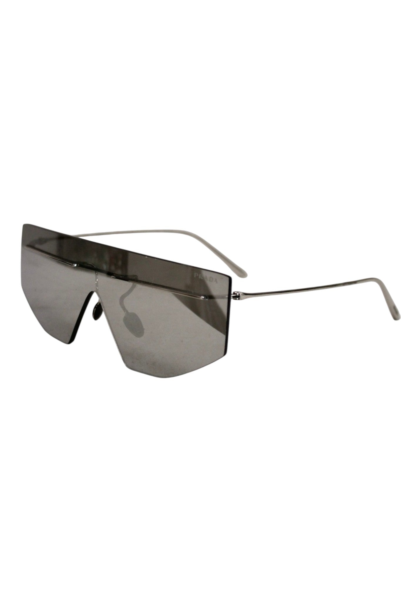 Prada - Silver Frameless Sunglasses