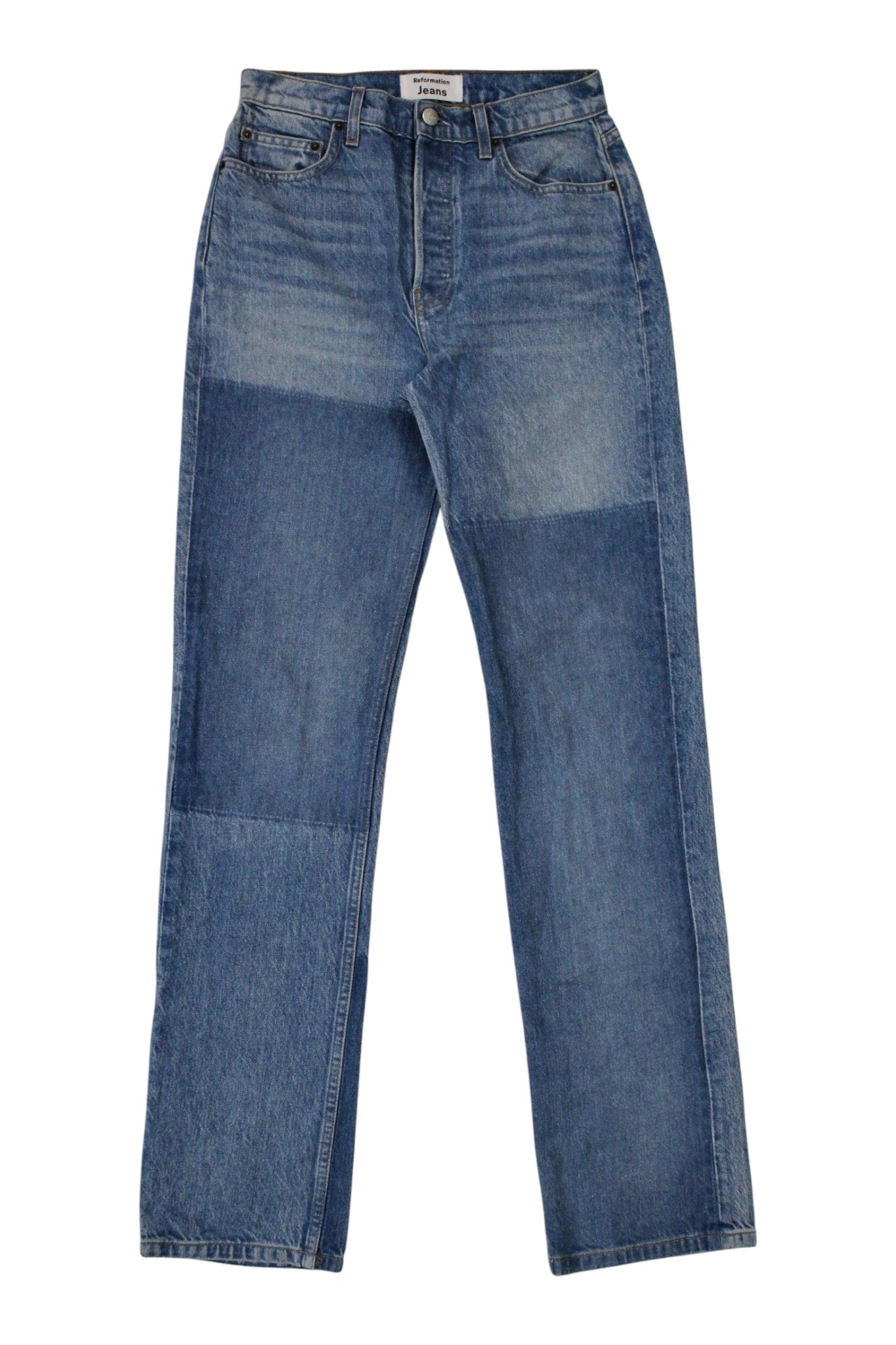 Reformation Jeans - Contrast Wash Denim