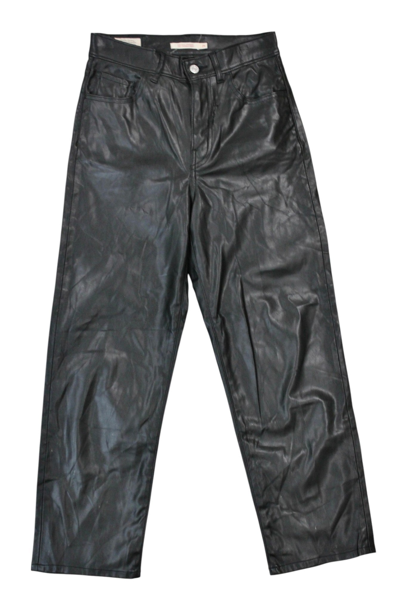 Levi's - Pleather "Ribcage Straight" Jeans
