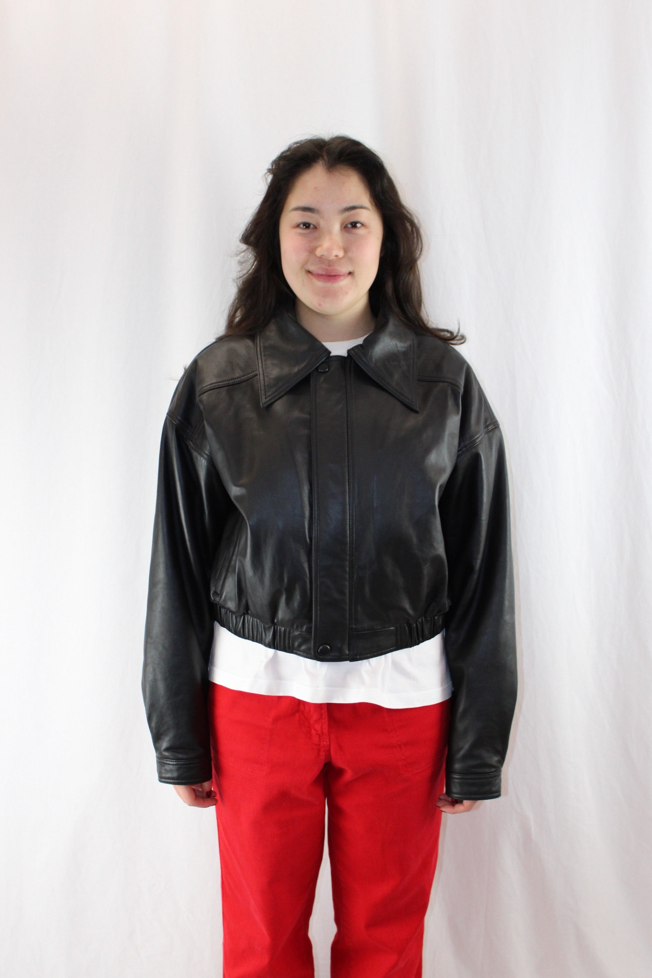 Camila Coelho - Raven Leather Jacket