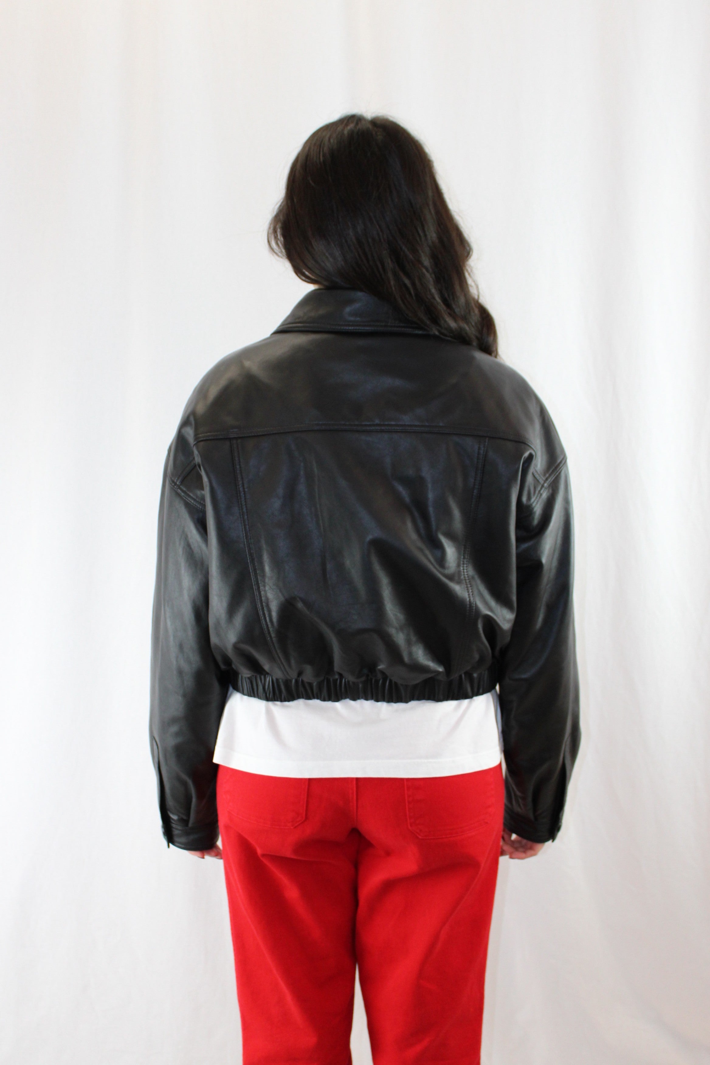 Camila Coelho - Raven Leather Jacket