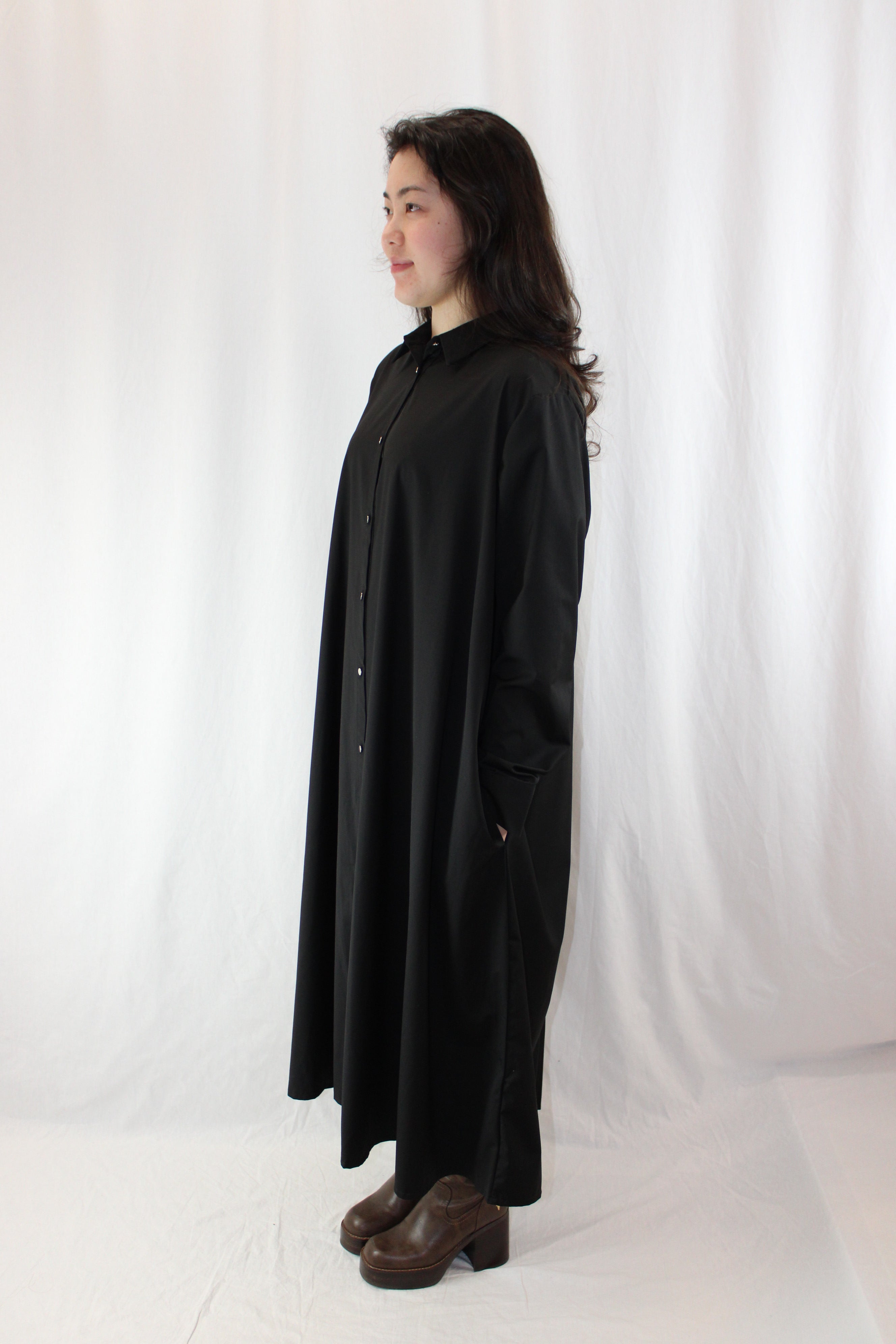 M.A. Dainty - Pleated Shirtdress