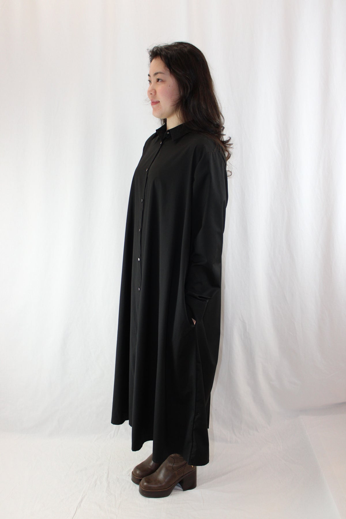 M.A. Dainty - Pleated Shirtdress