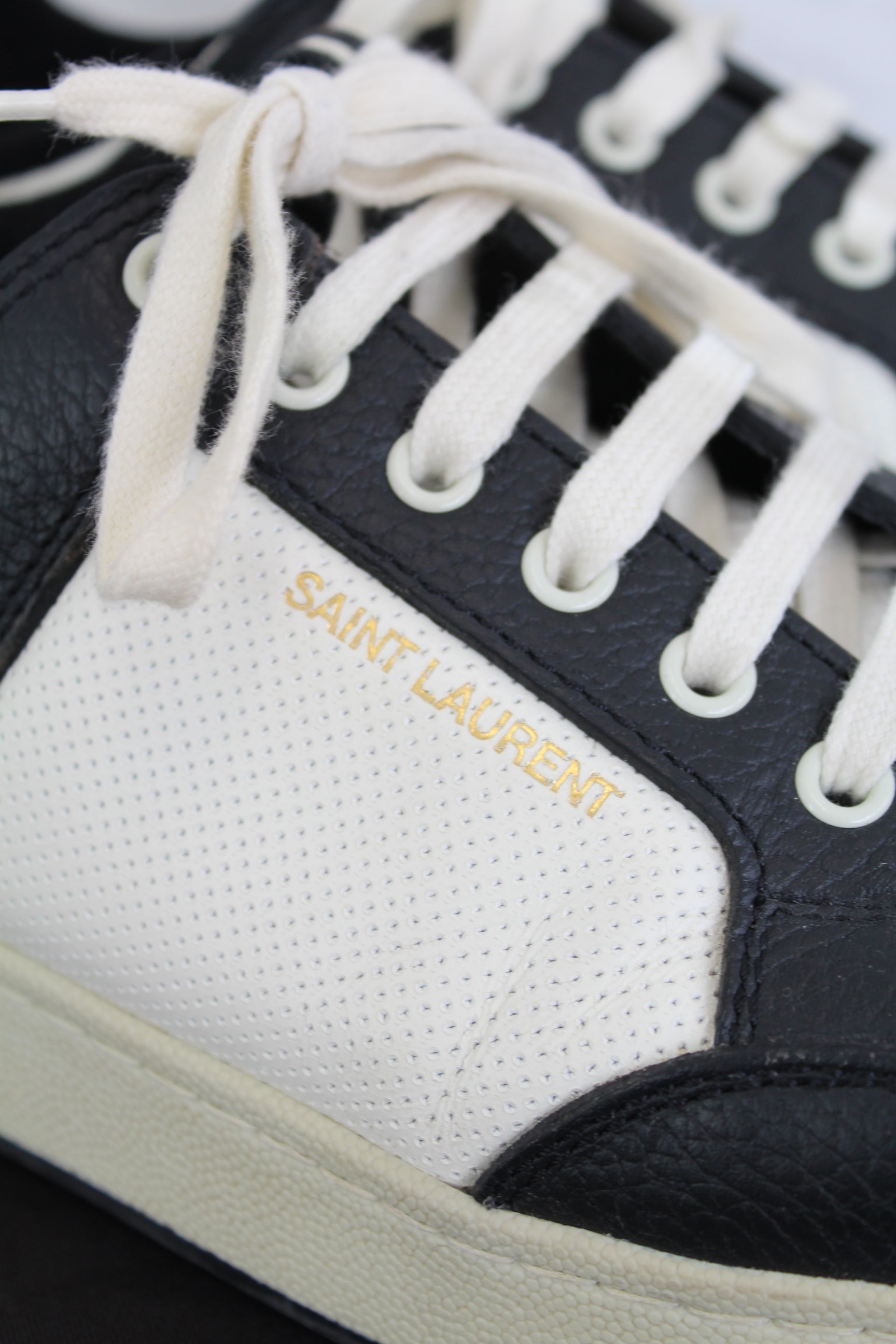Saint Laurent - SL/61 Perforated Leather Sneaker