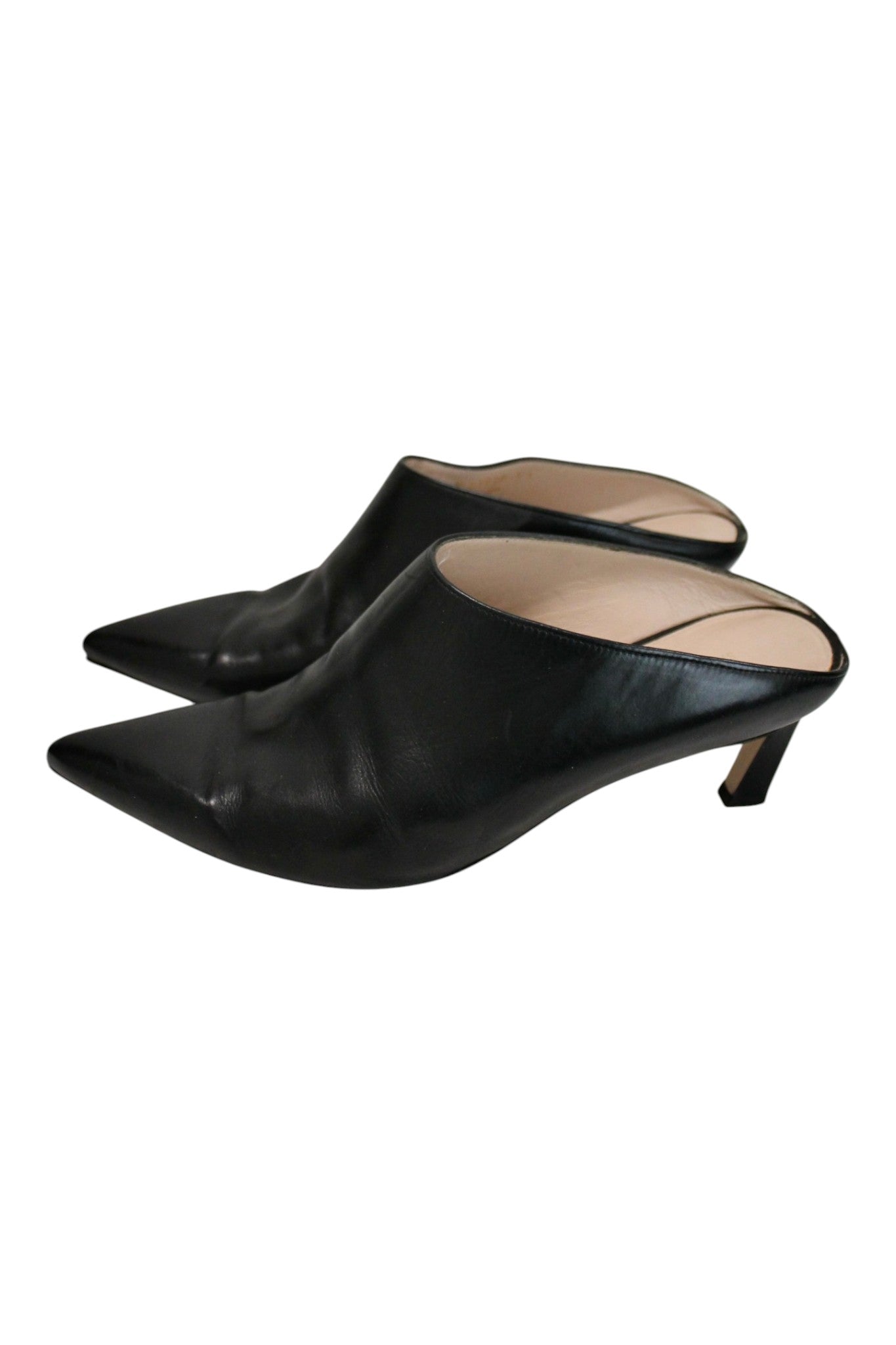 Stuart Weitzman - Pointed Toe Slip On Heels