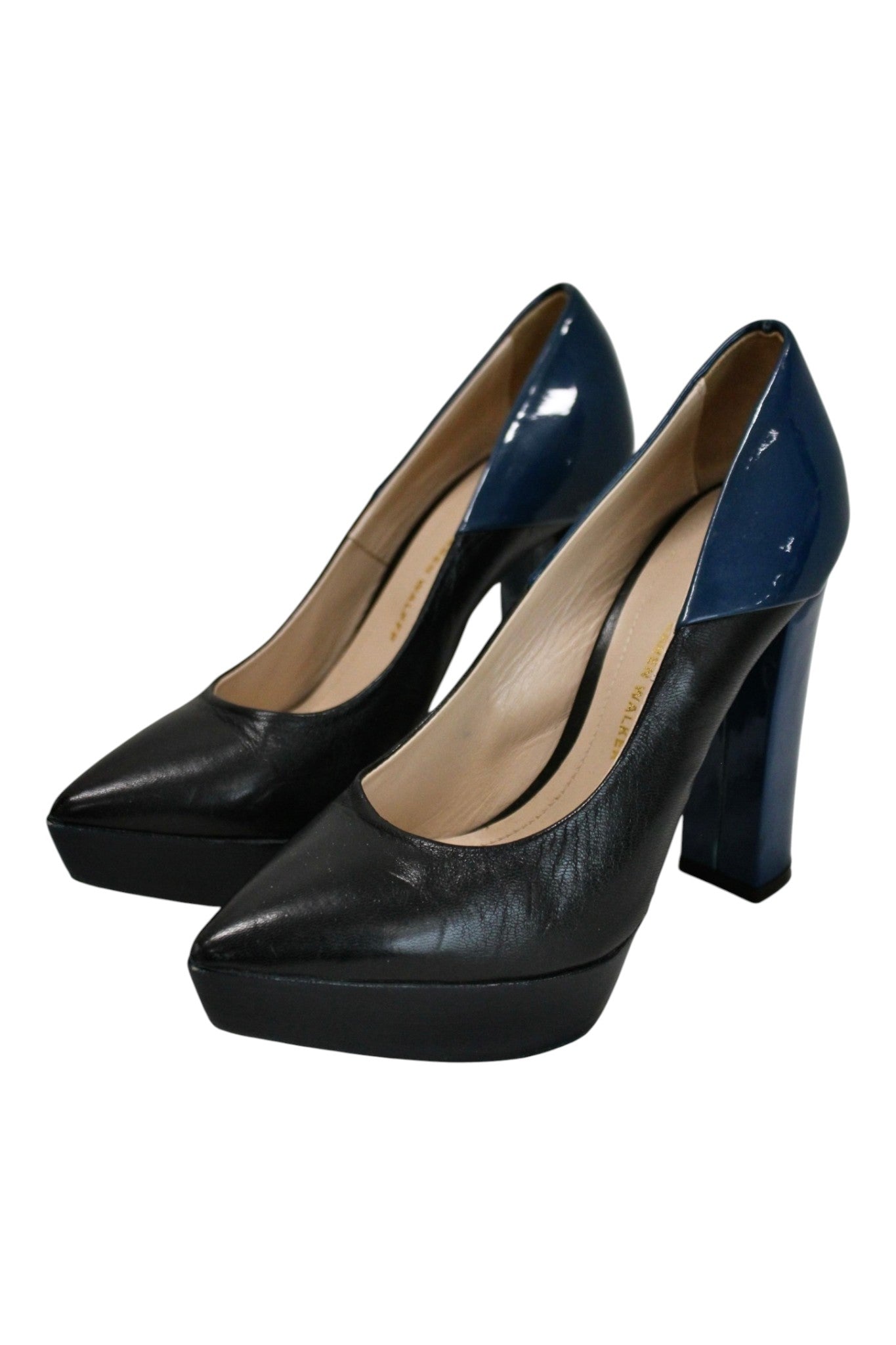 Beau Coops x Karen Walker - Contrast Leather Heels