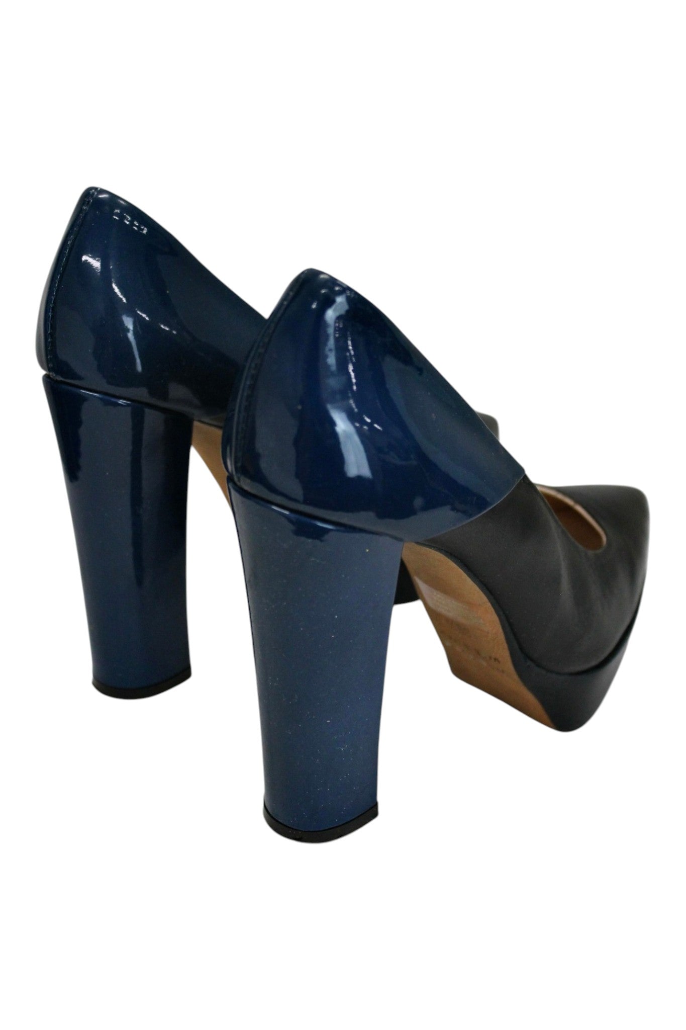 Beau Coops x Karen Walker - Contrast Leather Heels