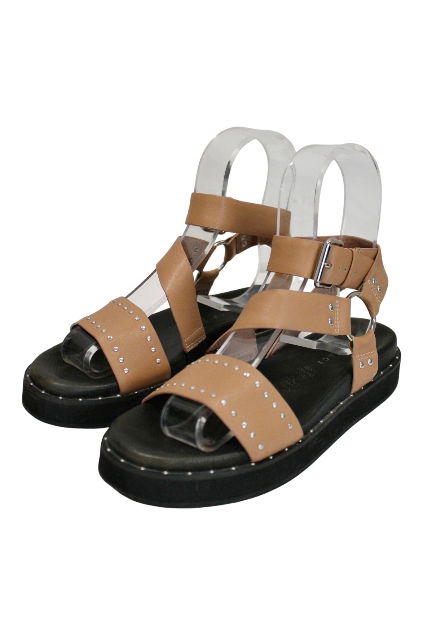 Mi Piaci - Studded Platform Sandals