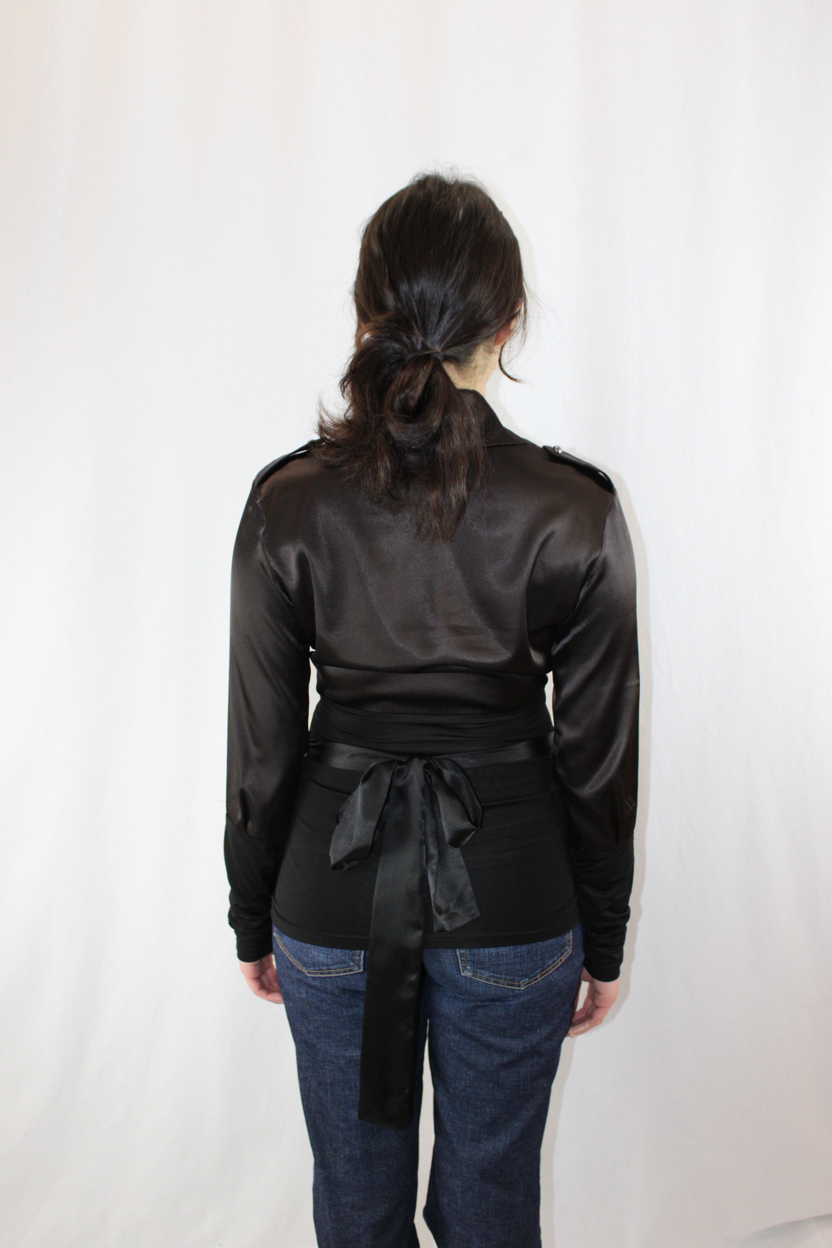 Le Group - Satin Contrast Blouse
