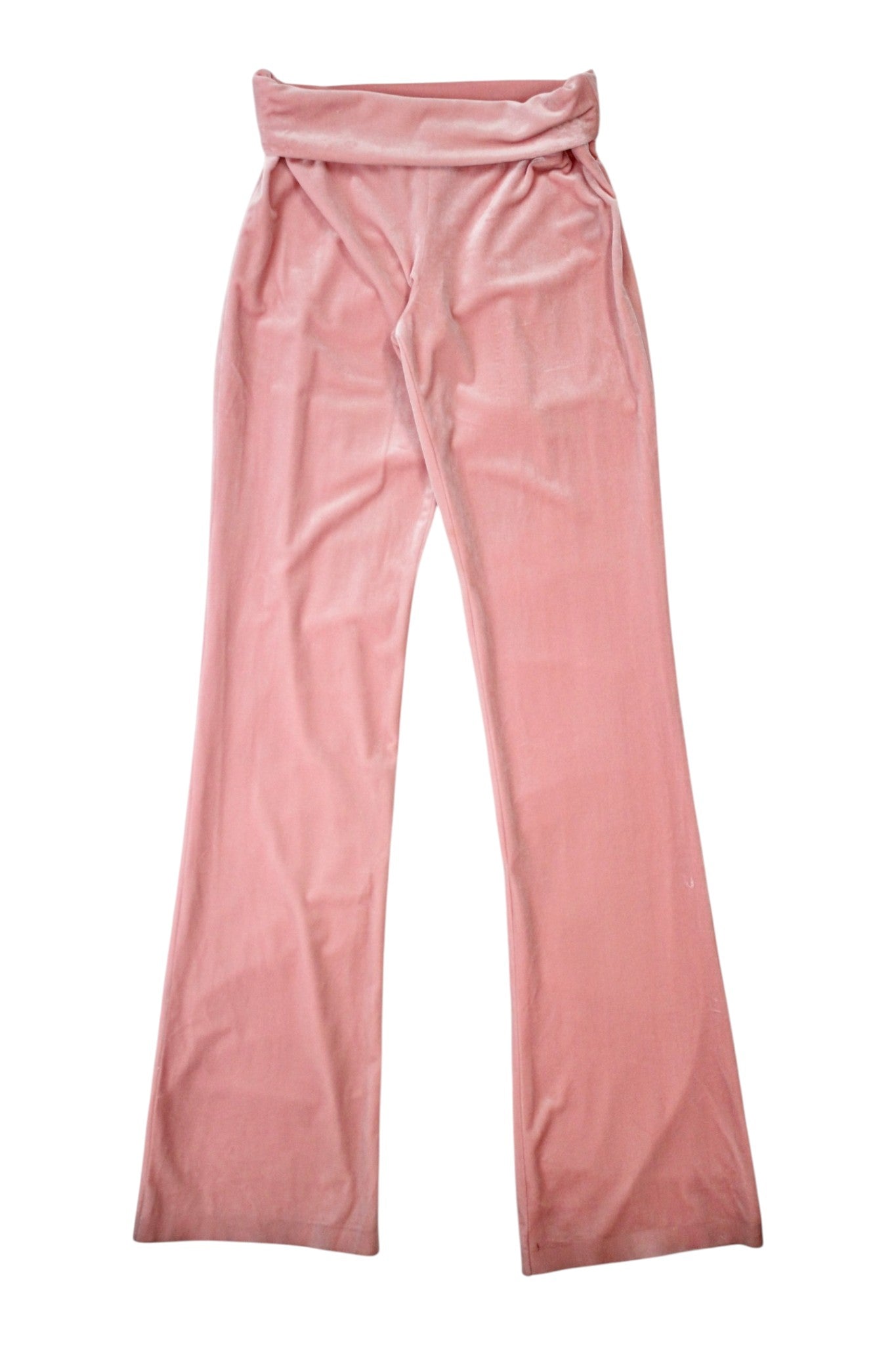 Norma Kamali - Velvet Foldover Trousers