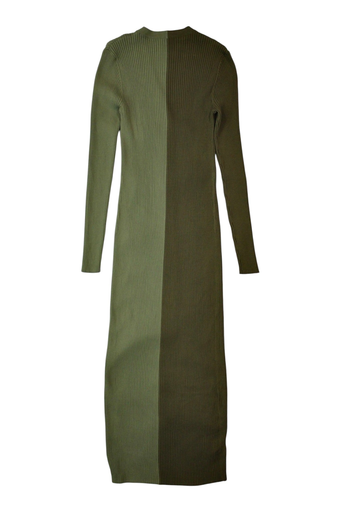 Staud - Colour Block Rib Knit Dress