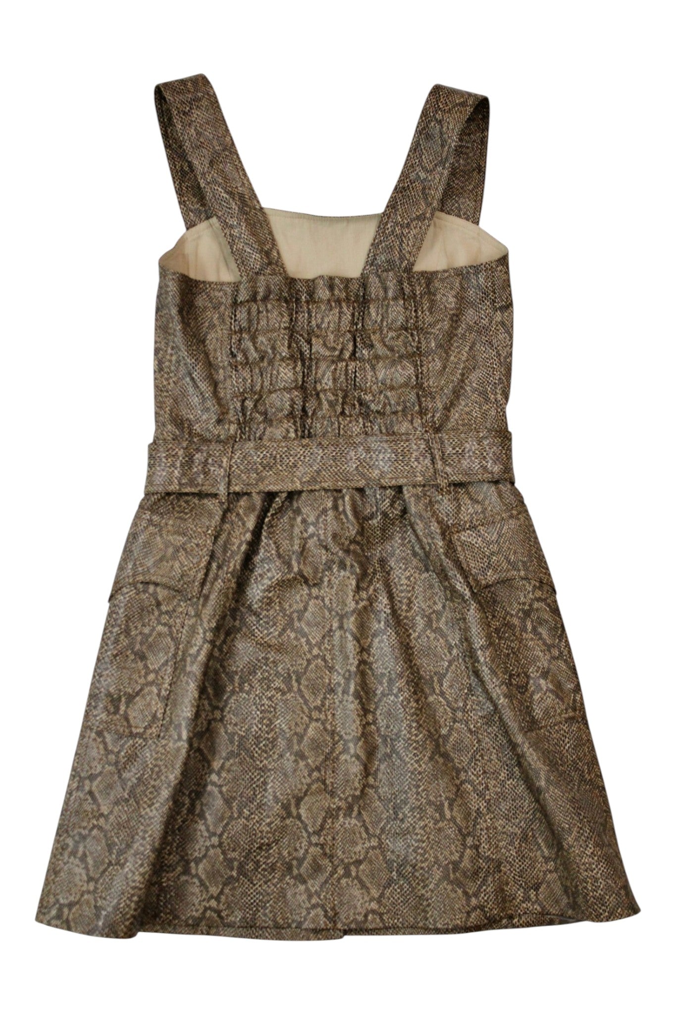 Nanushka - Pleather Snake Dress
