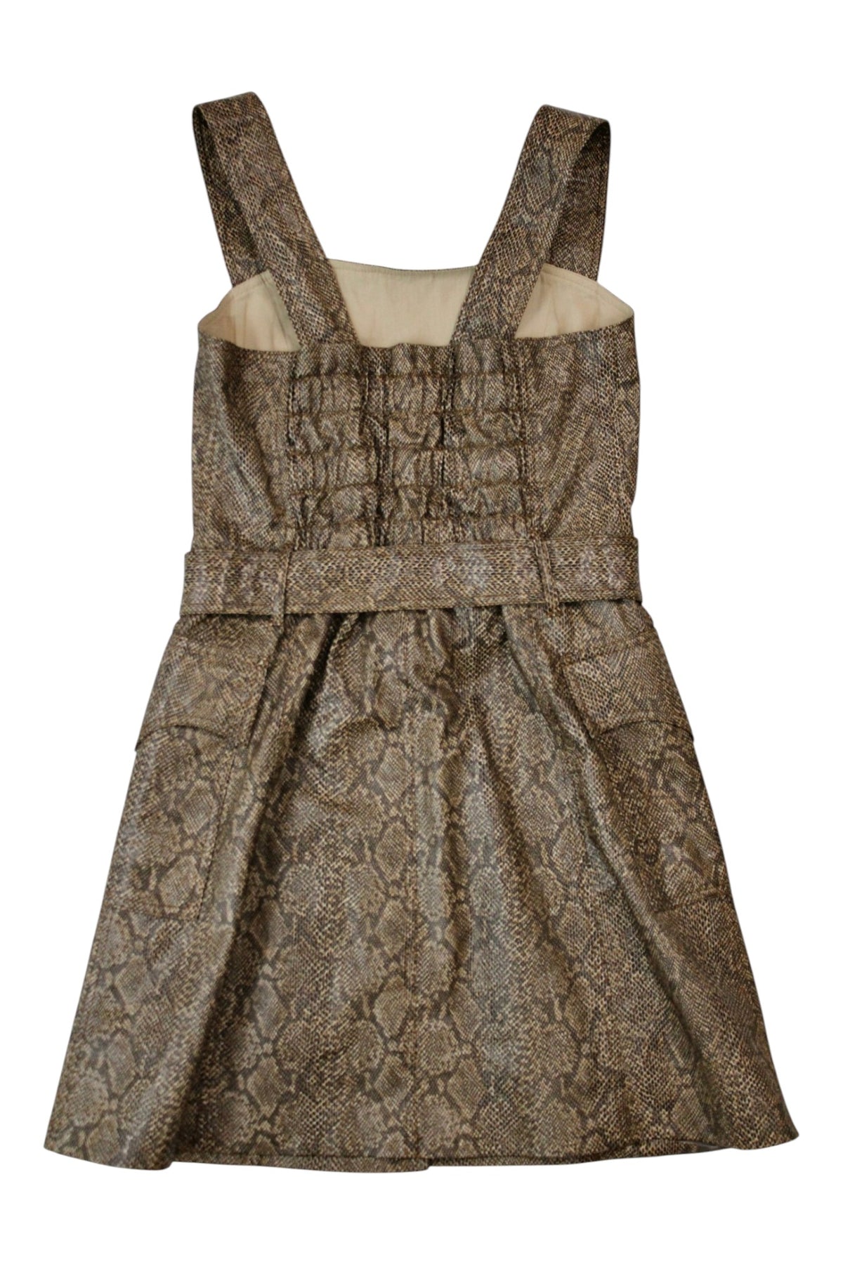 Nanushka - Pleather Snake Dress