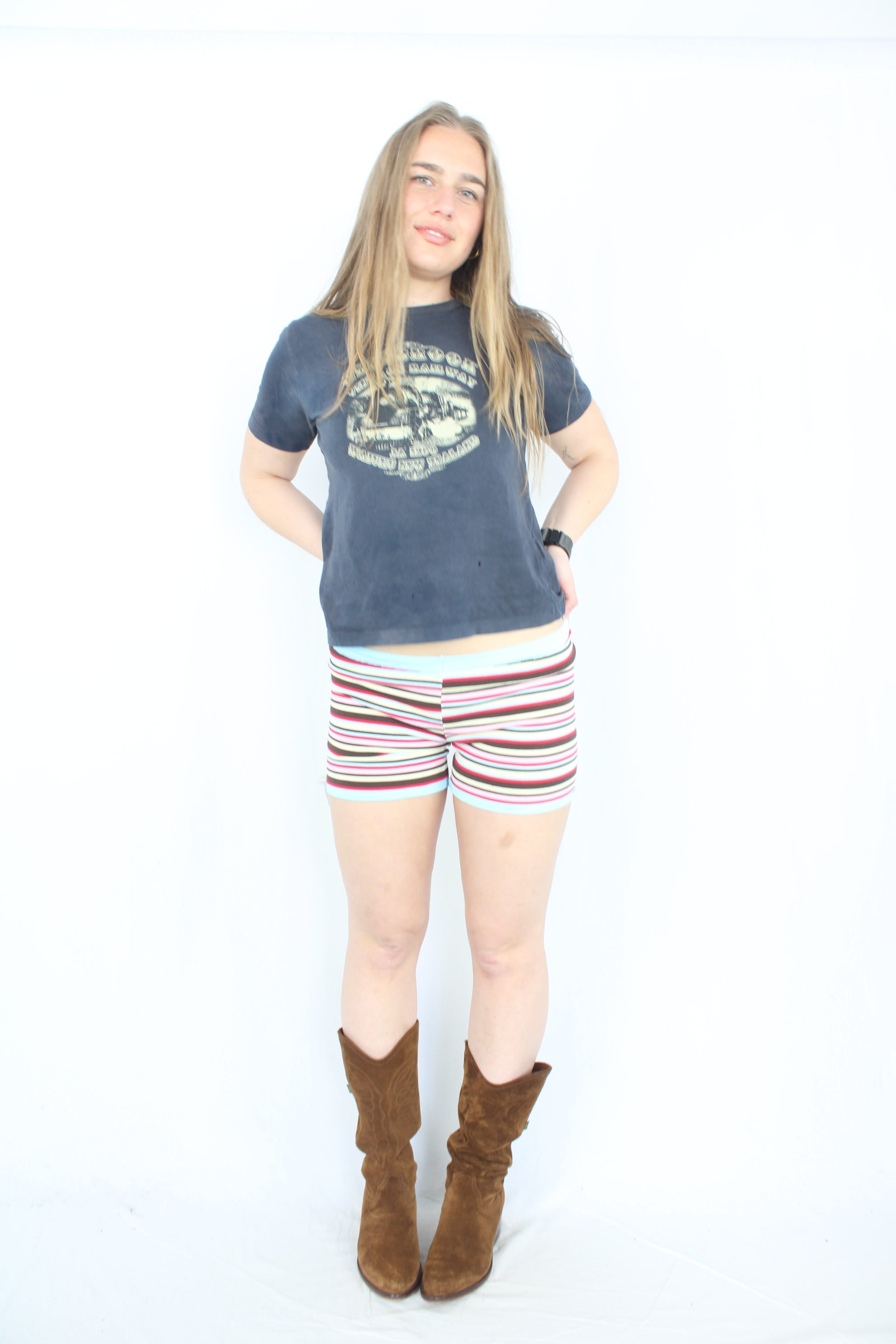 Ruby - Candy Stripe Marla Shorts