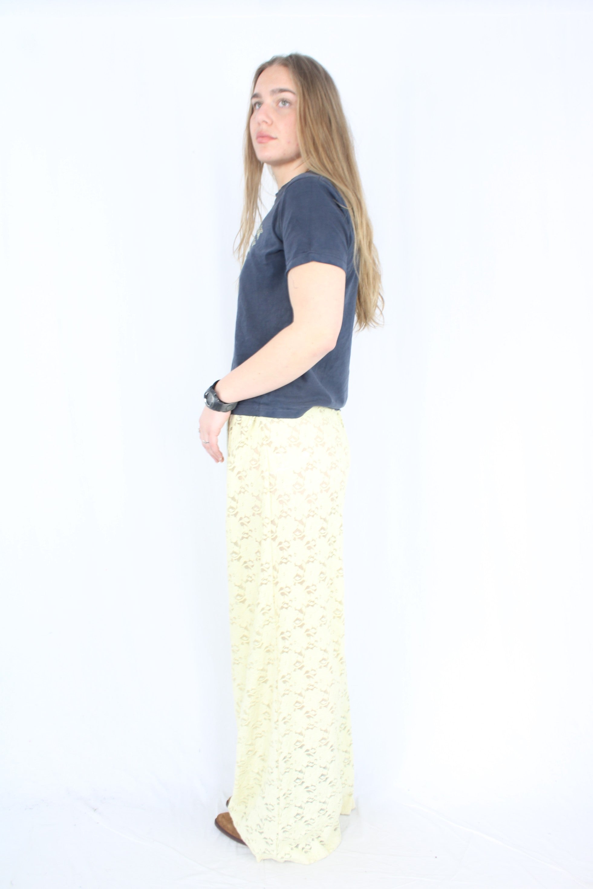 Subtitled - Yellow Lace Pants