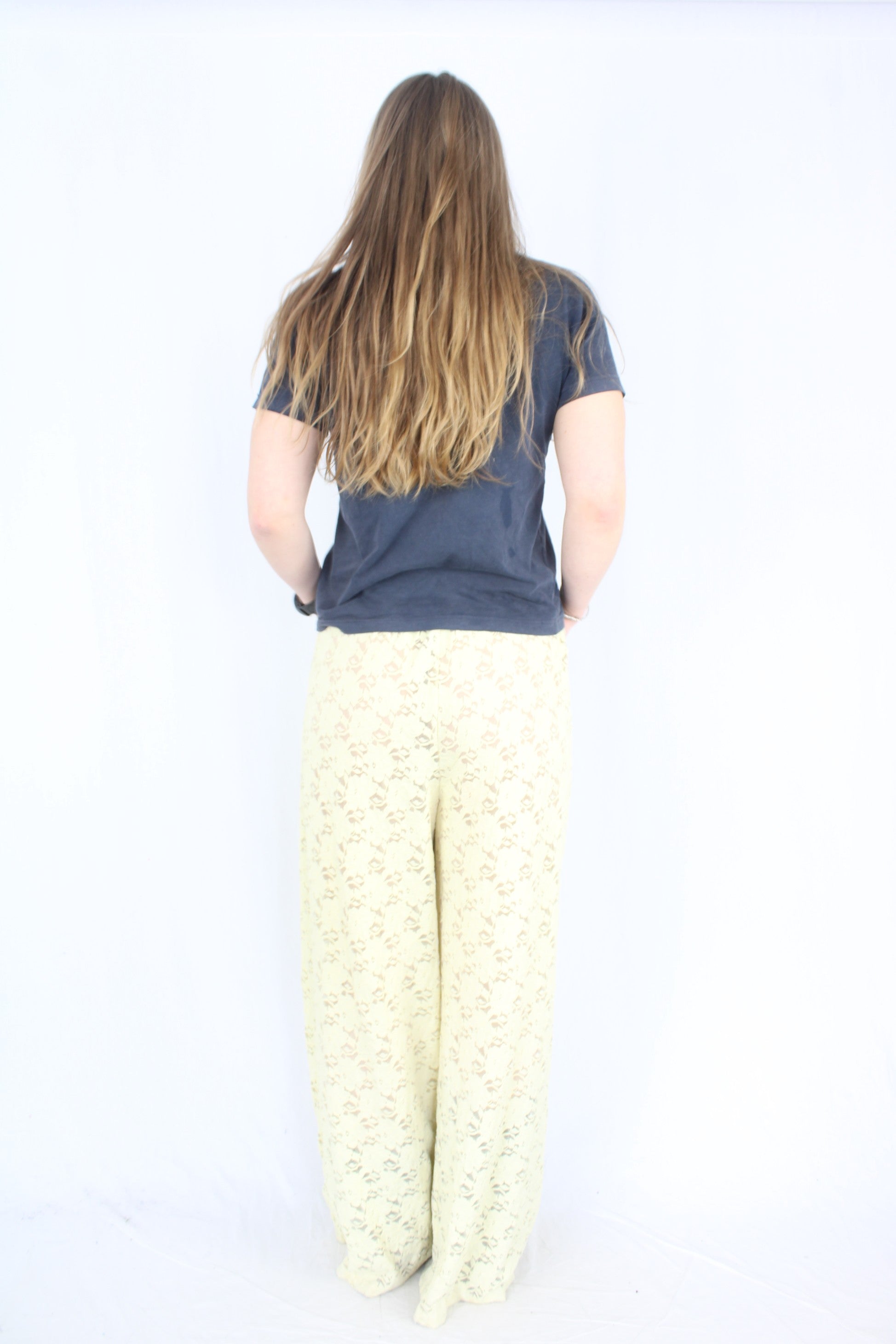 Subtitled - Yellow Lace Pants