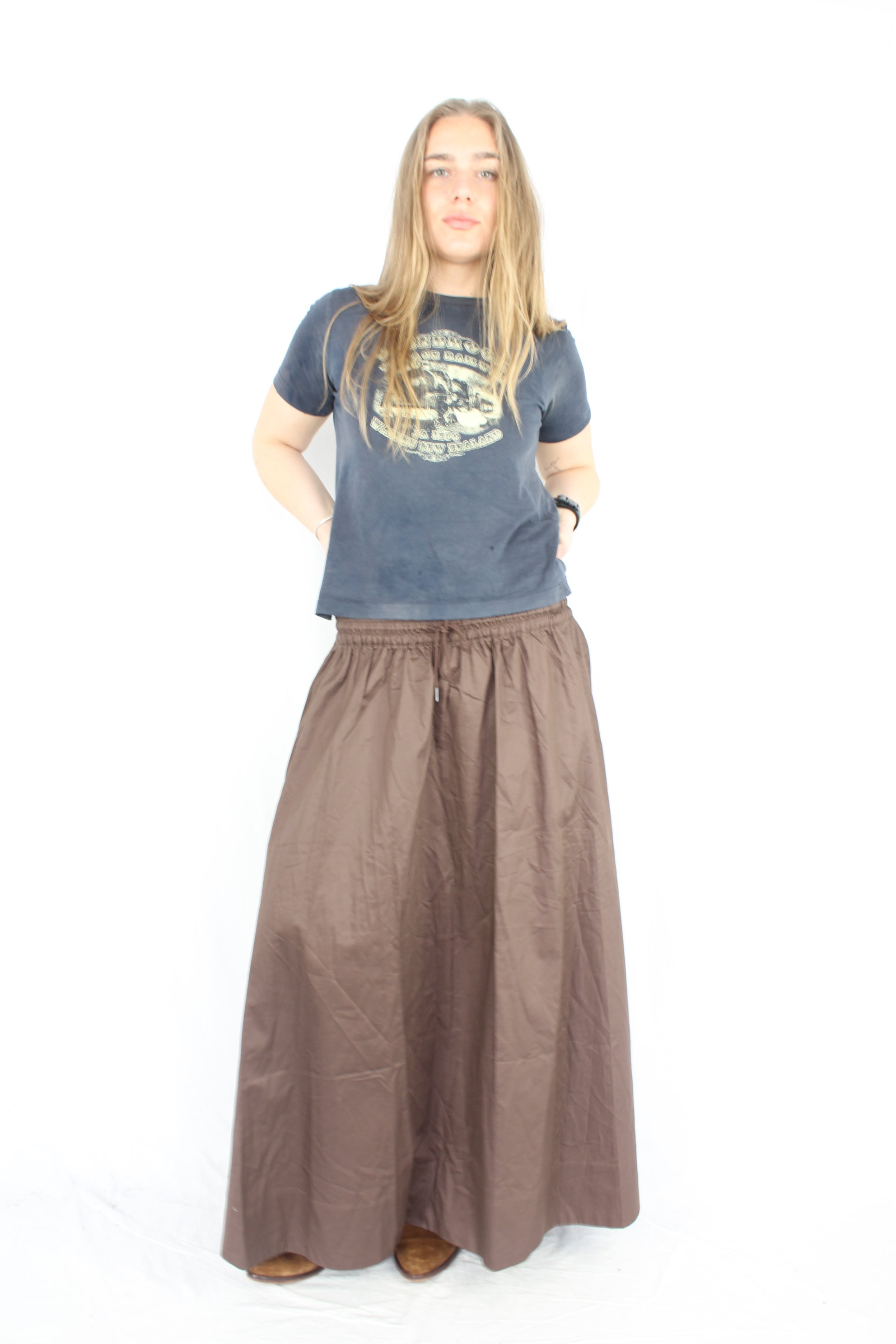 Max - Brown Maxi Skirt