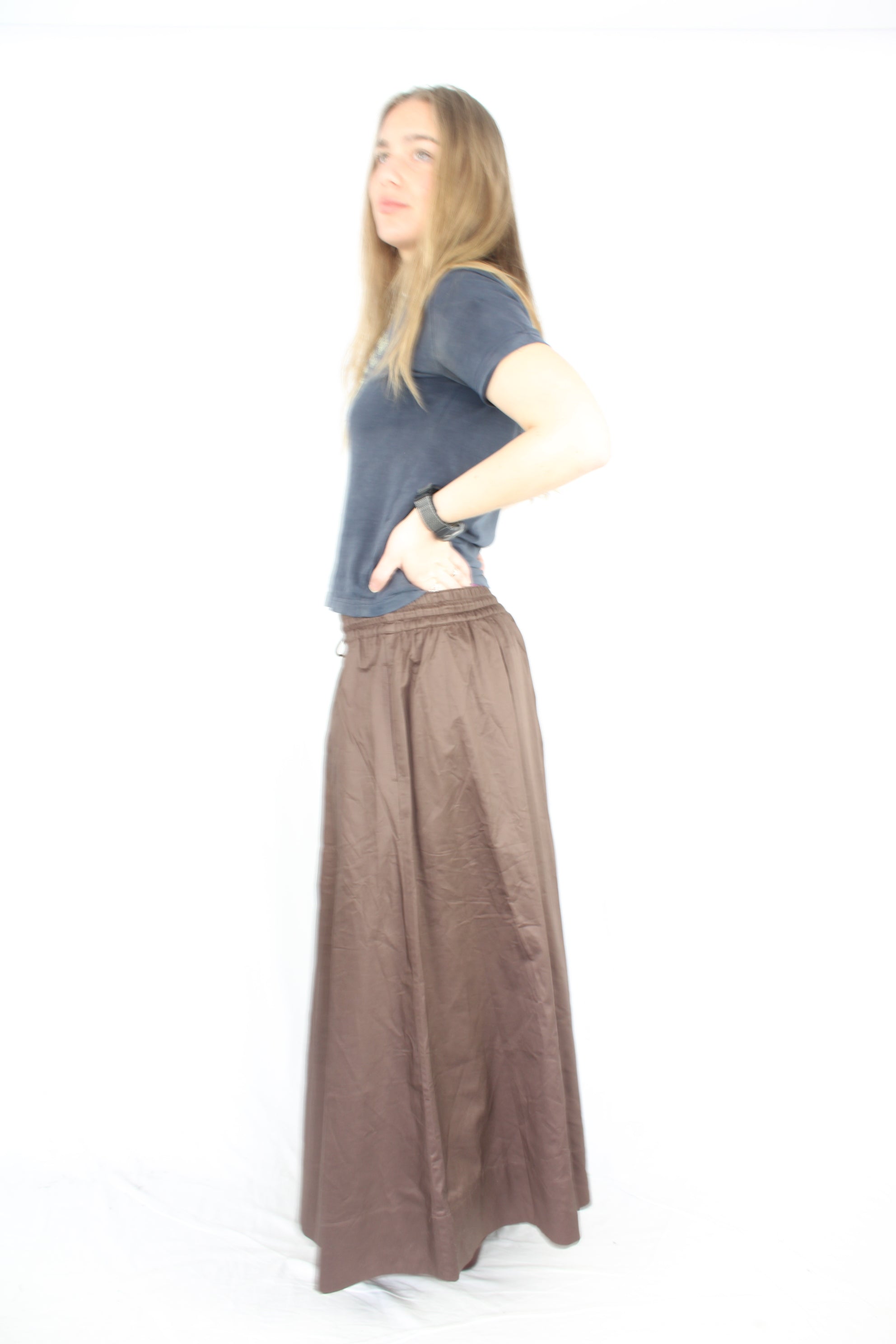 Max - Brown Maxi Skirt