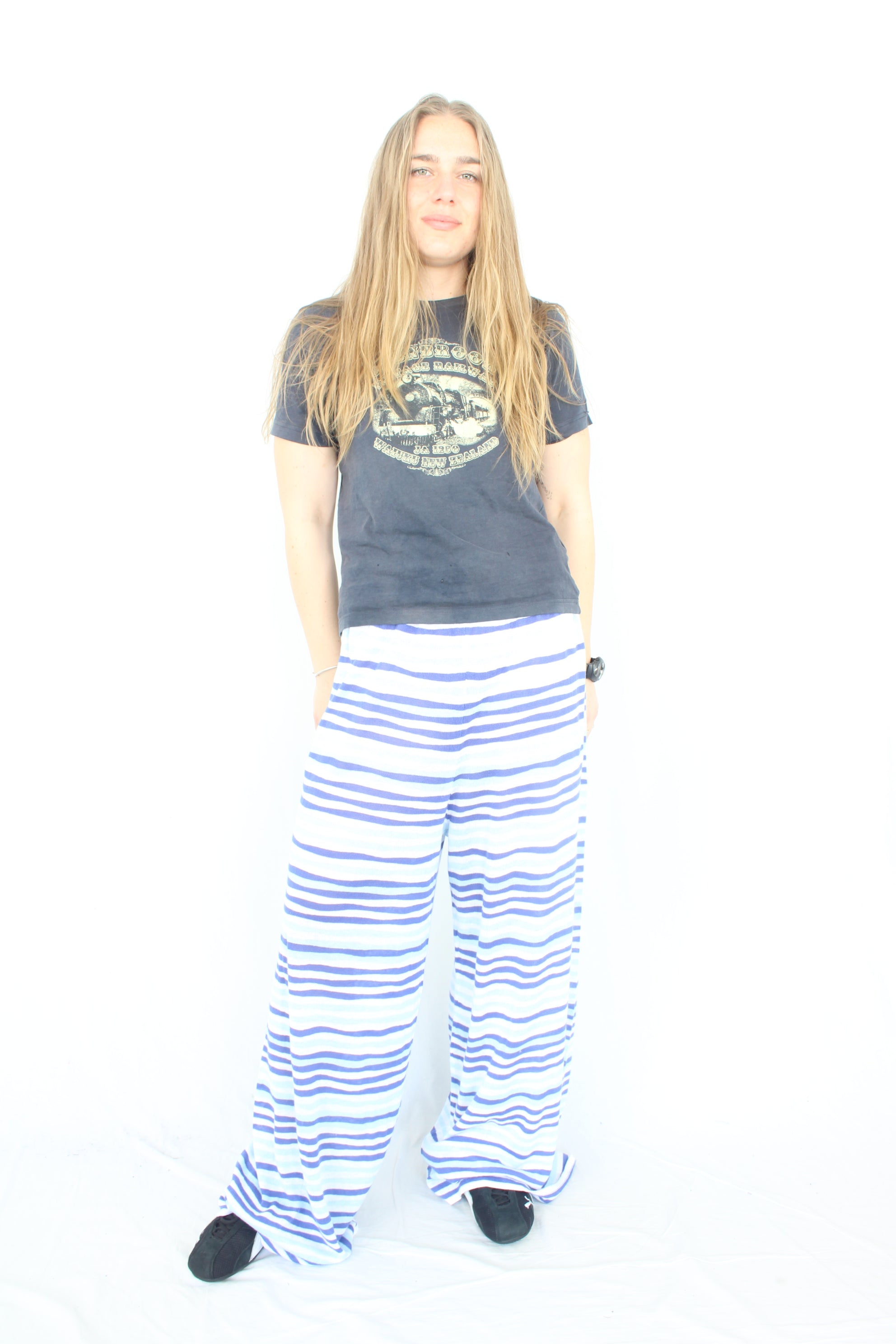 Zulu & Zephyr - Striped Knit Pants