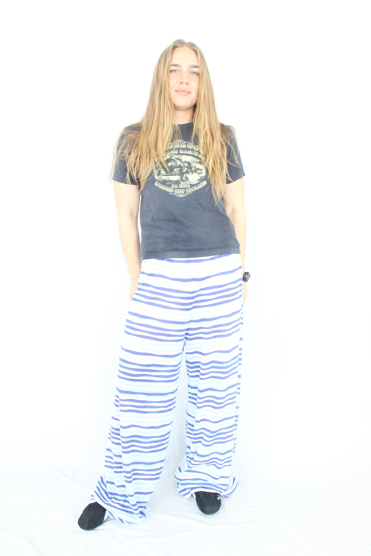 Zulu & Zephyr - Striped Knit Pants