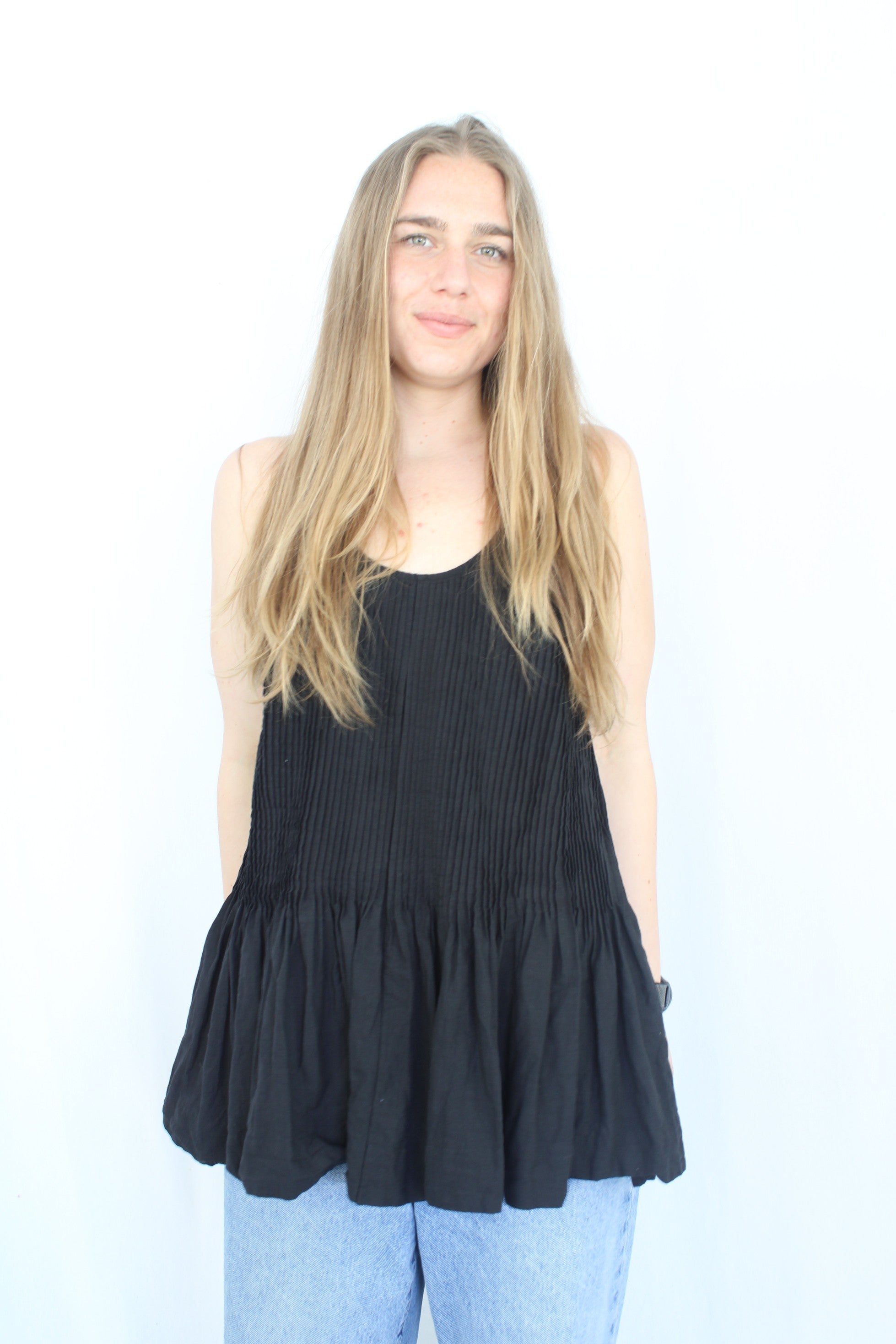 Marle - Pleated Halter Top