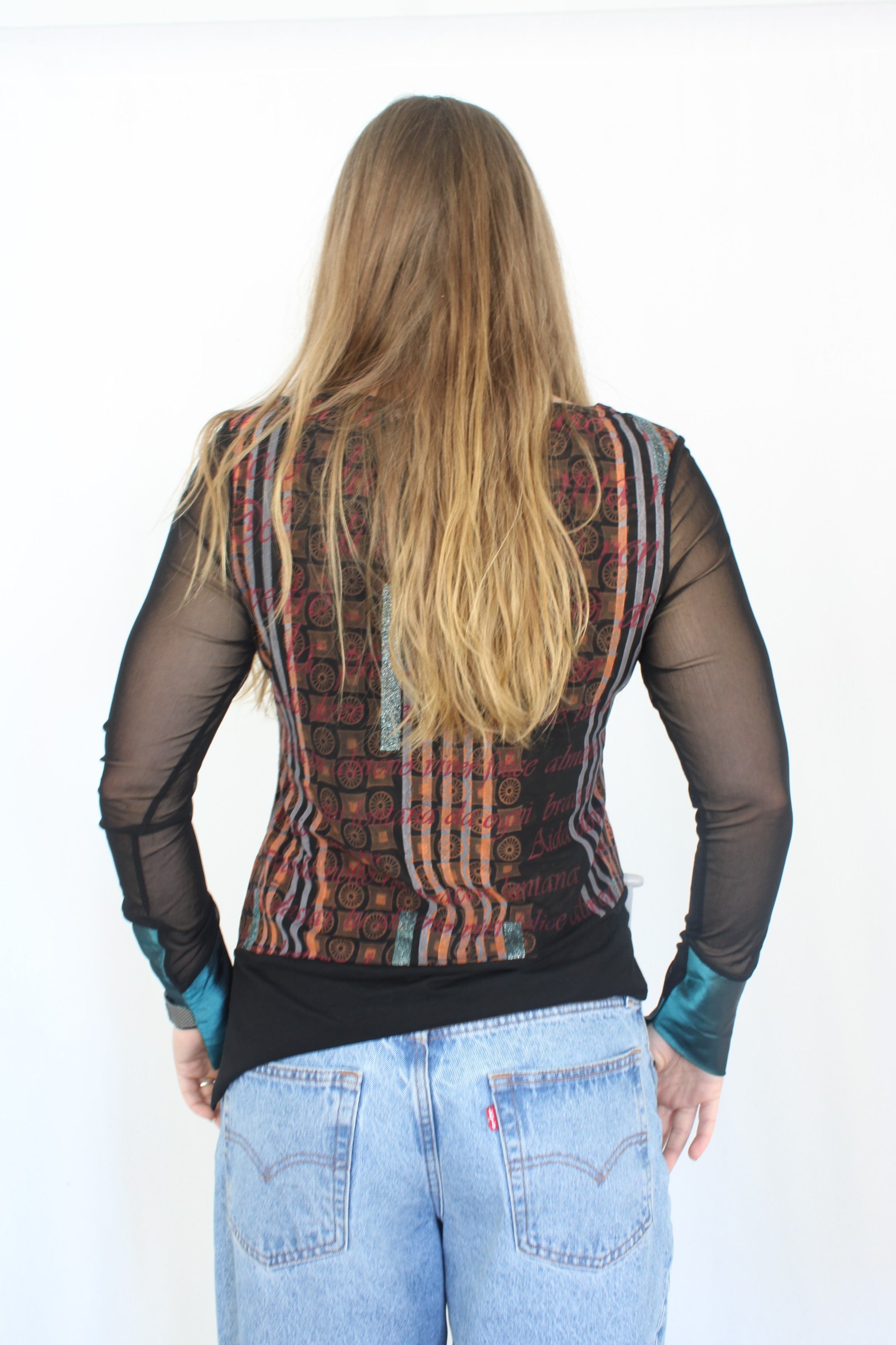Juo - Vintage Mesh Top