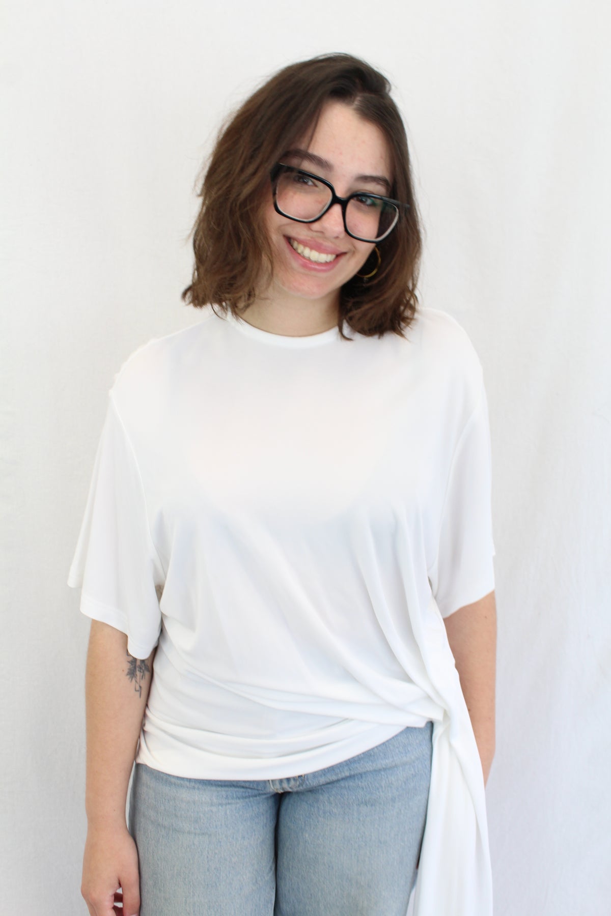 Christopher Esber - Side Cowl Drape Extension Tee