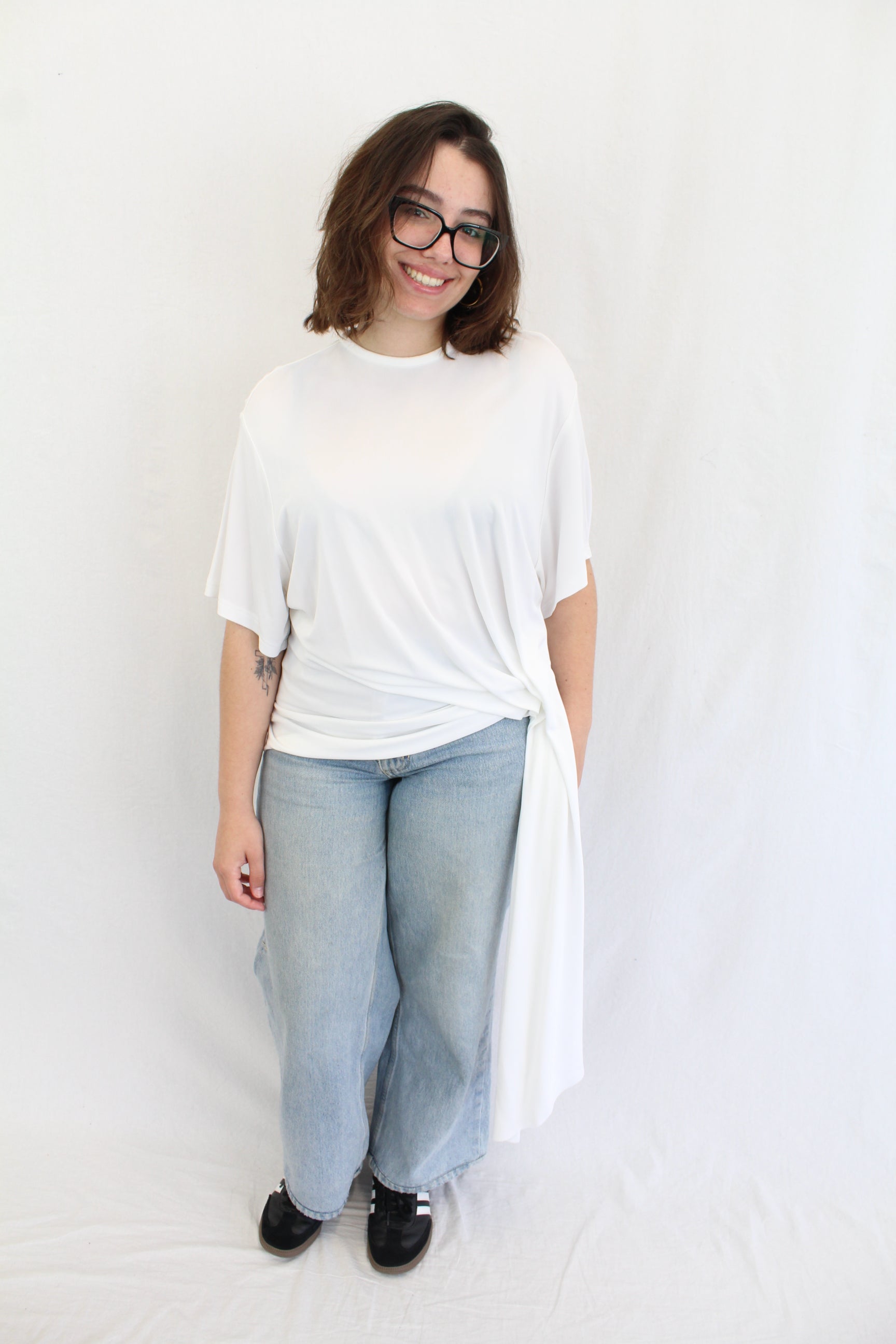 Christopher Esber - Side Cowl Drape Extension Tee