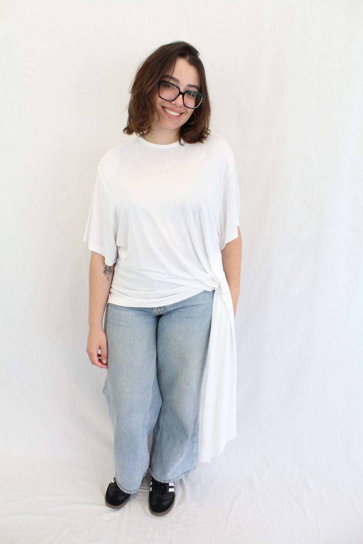 Christopher Esber - Side Cowl Drape Extension Tee