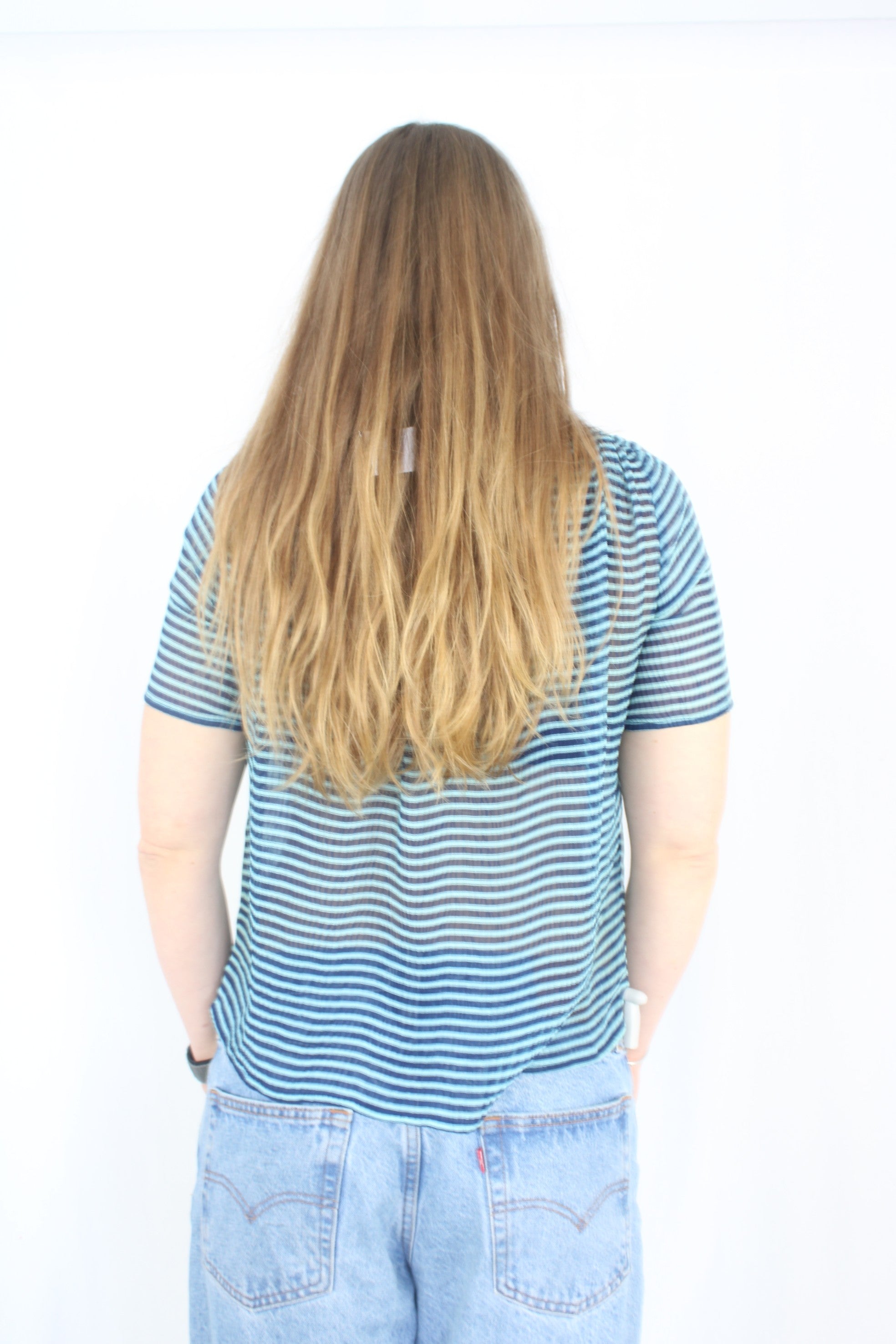 Kate Sylvester - Sheer Striped Top