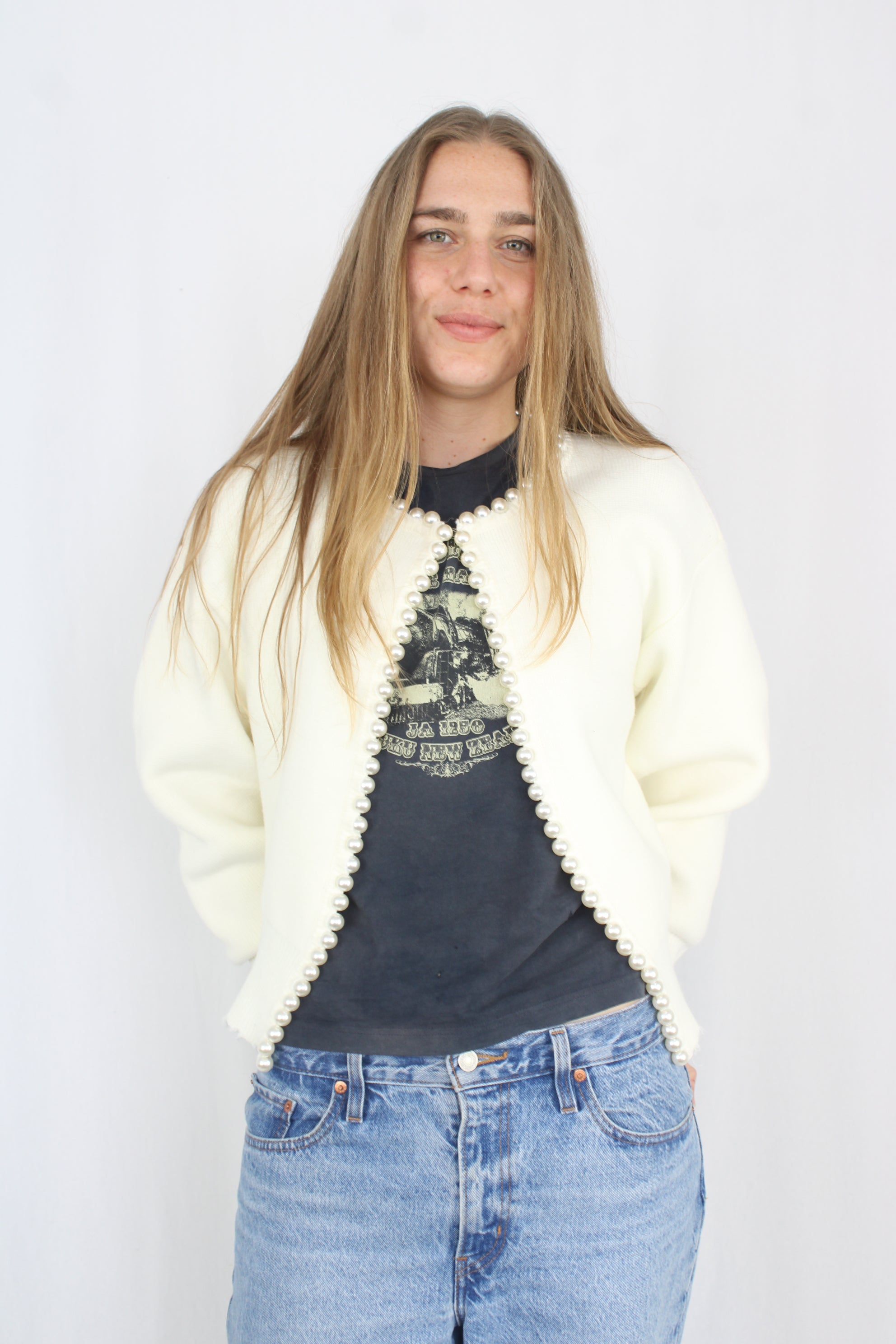 Vita Grace - Pearl Cardigan